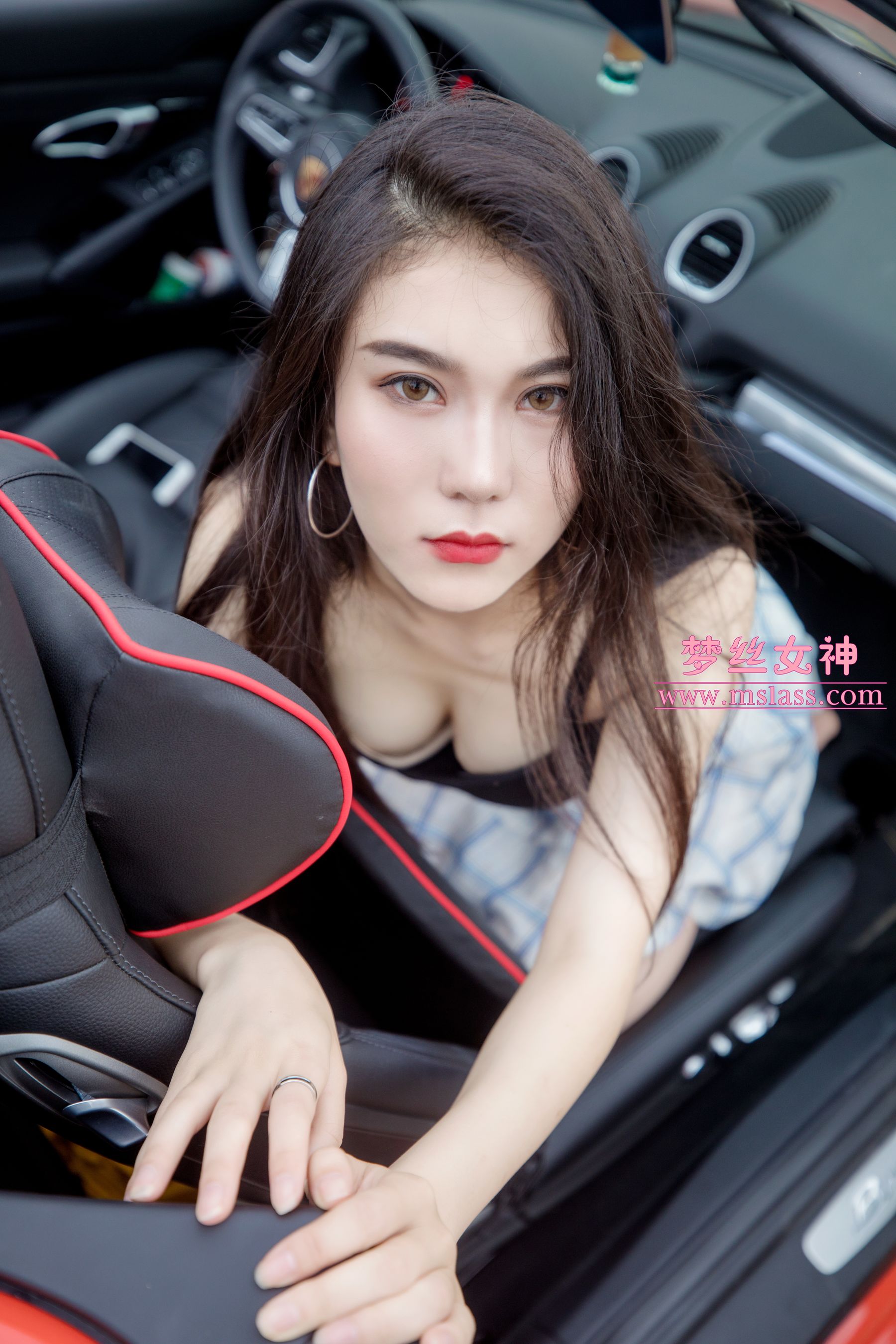 苏安希 跑车丝袜女神-图70