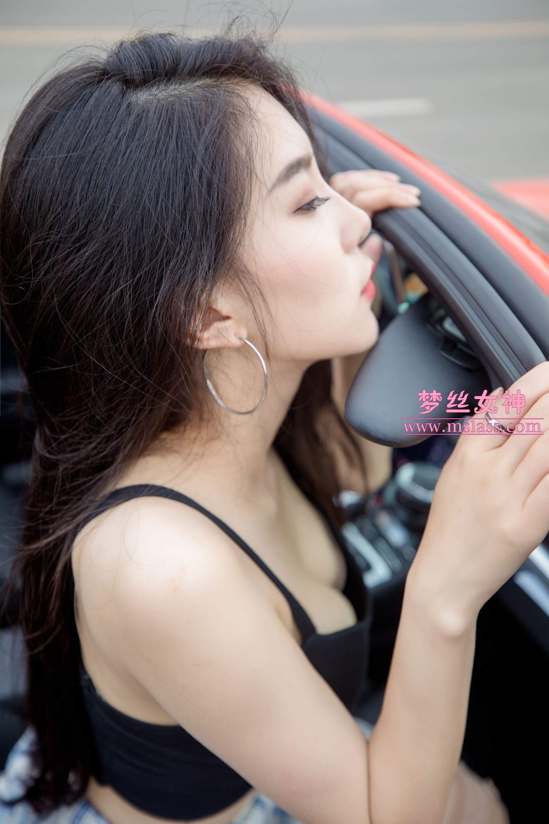 苏安希 跑车丝袜女神-图76