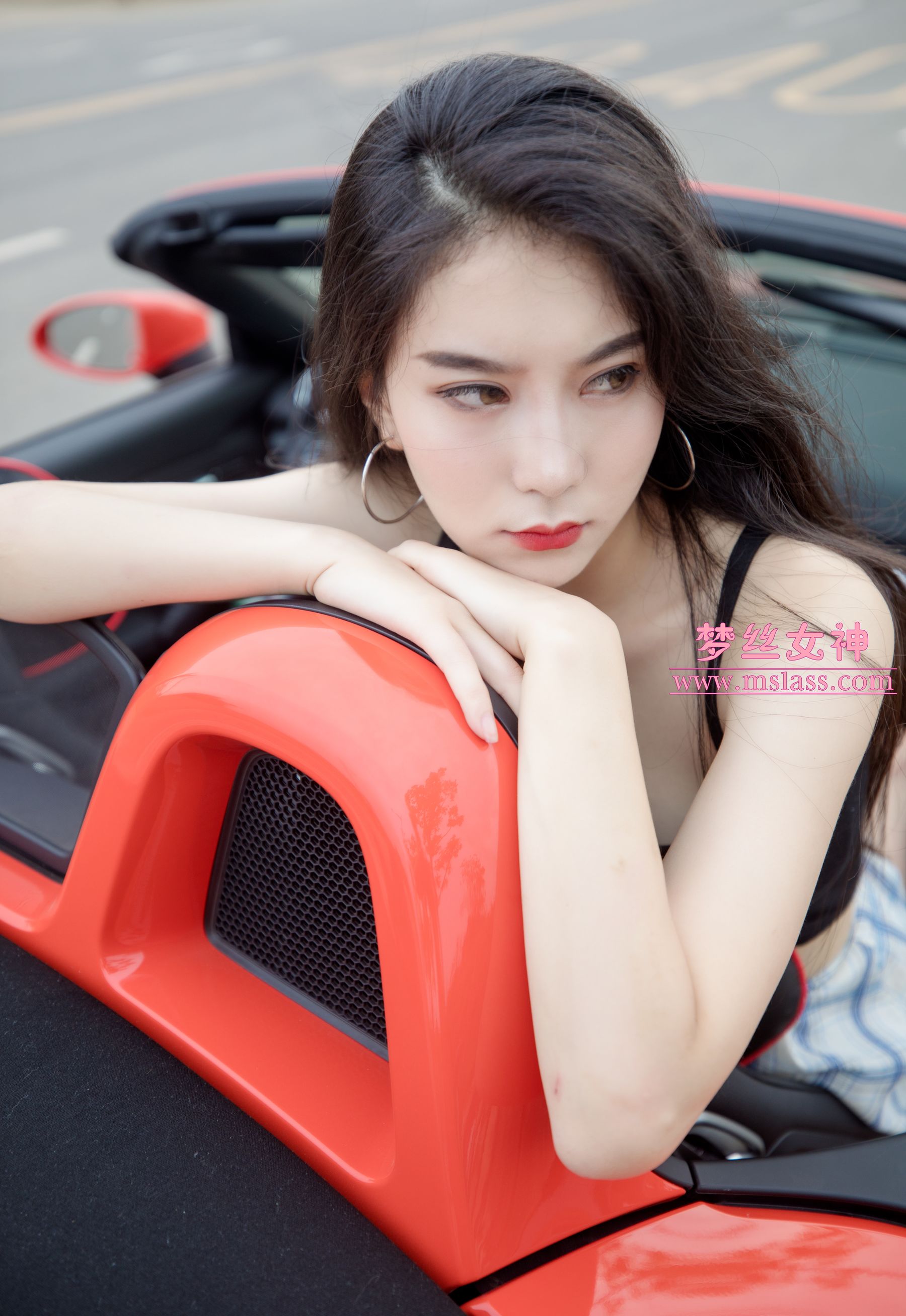 苏安希 跑车丝袜女神-图77