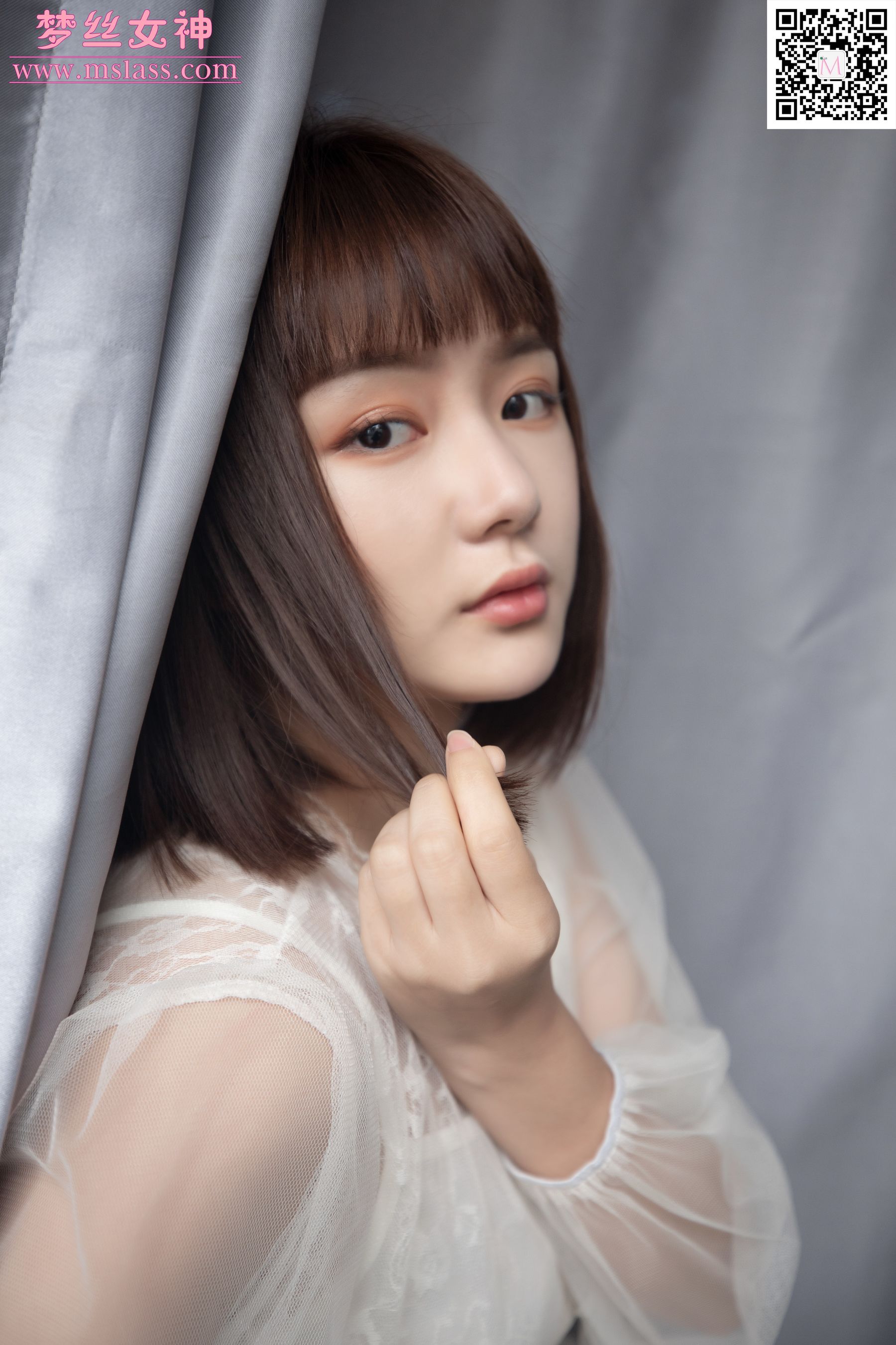 莎莎 透明白纱裙-图4