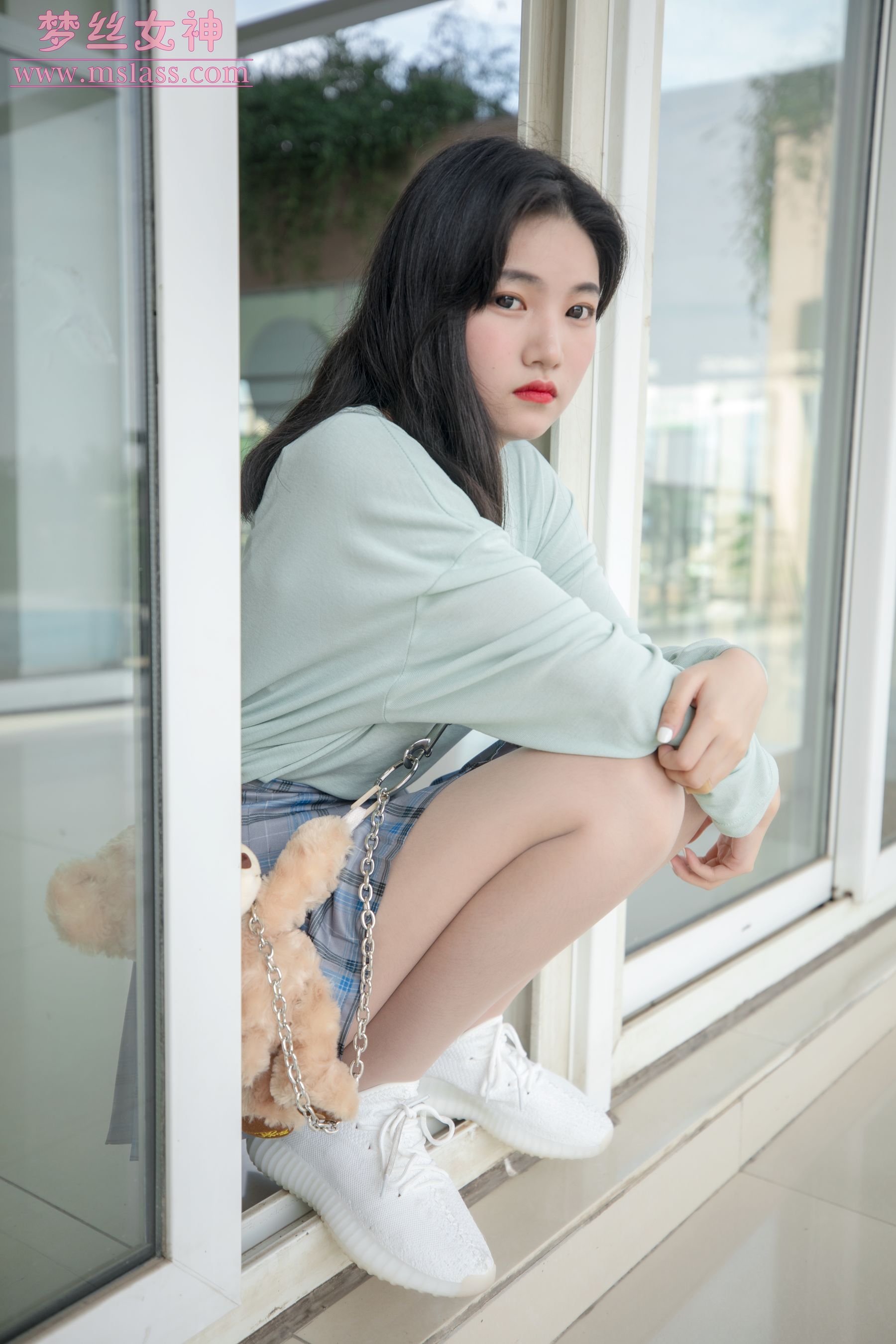 酥酥 恬静的小白鞋丝袜-图10