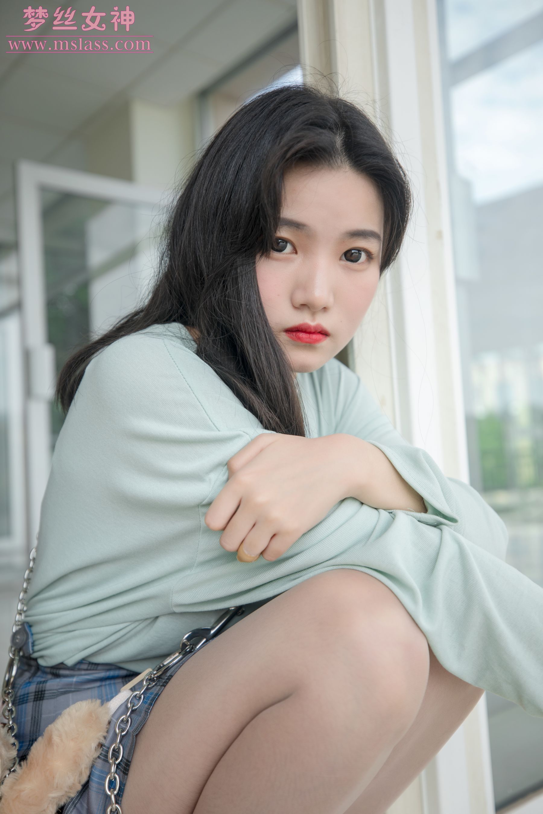 酥酥 恬静的小白鞋丝袜-图11