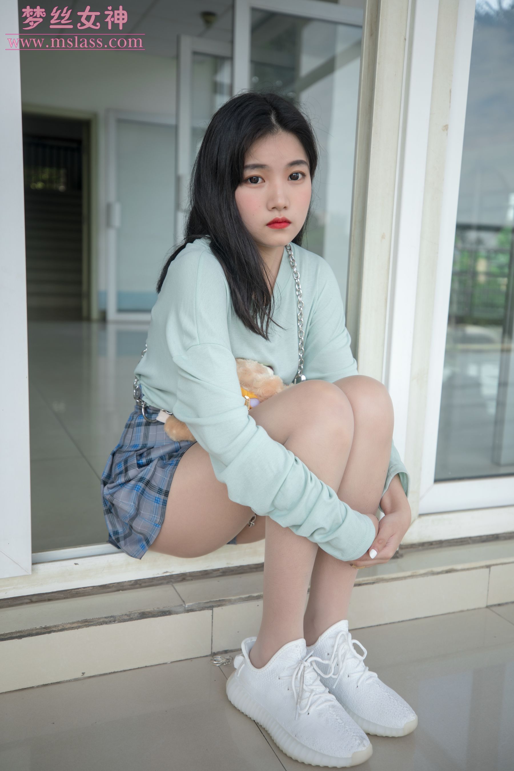 酥酥 恬静的小白鞋丝袜-图18