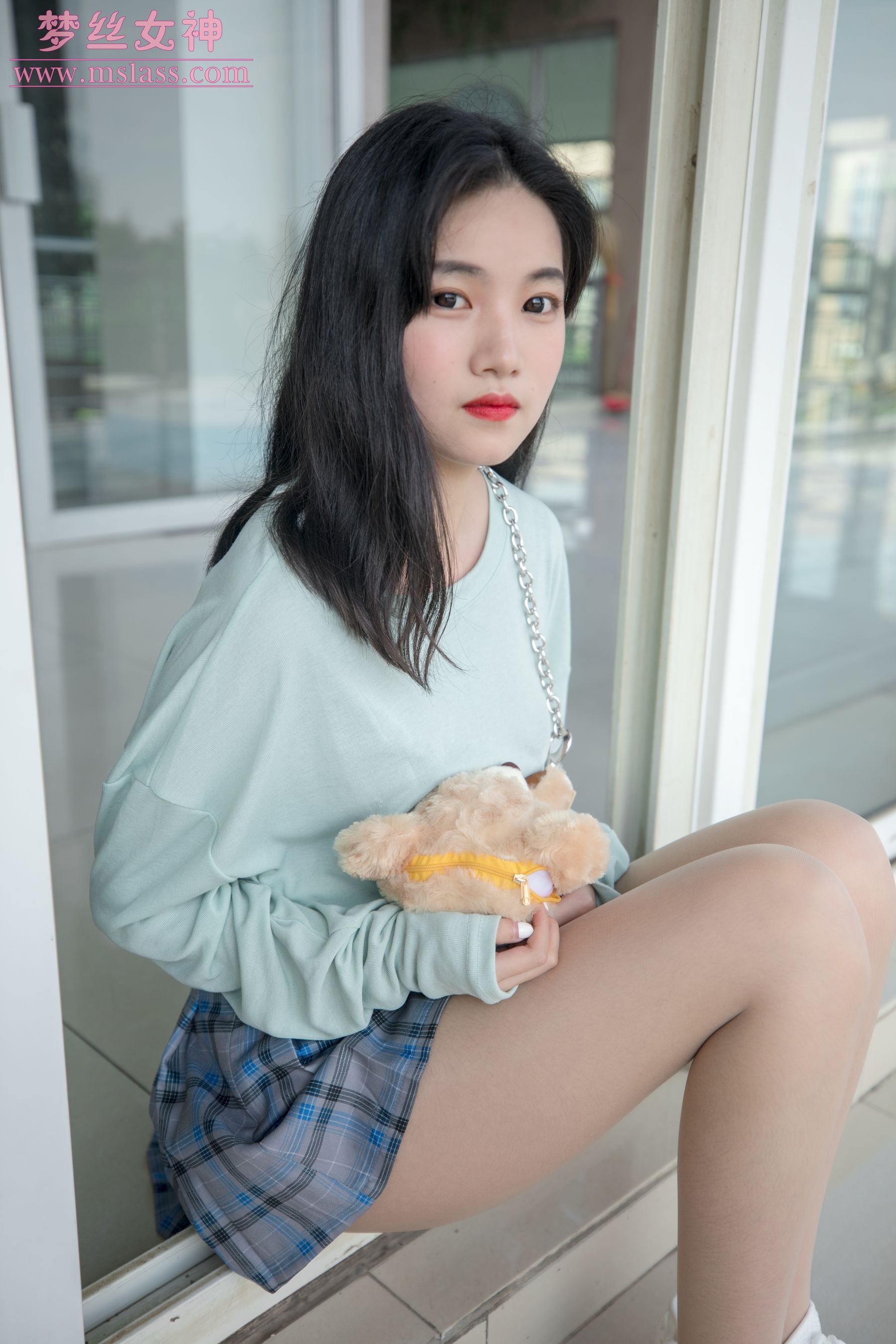 酥酥 恬静的小白鞋丝袜-图19