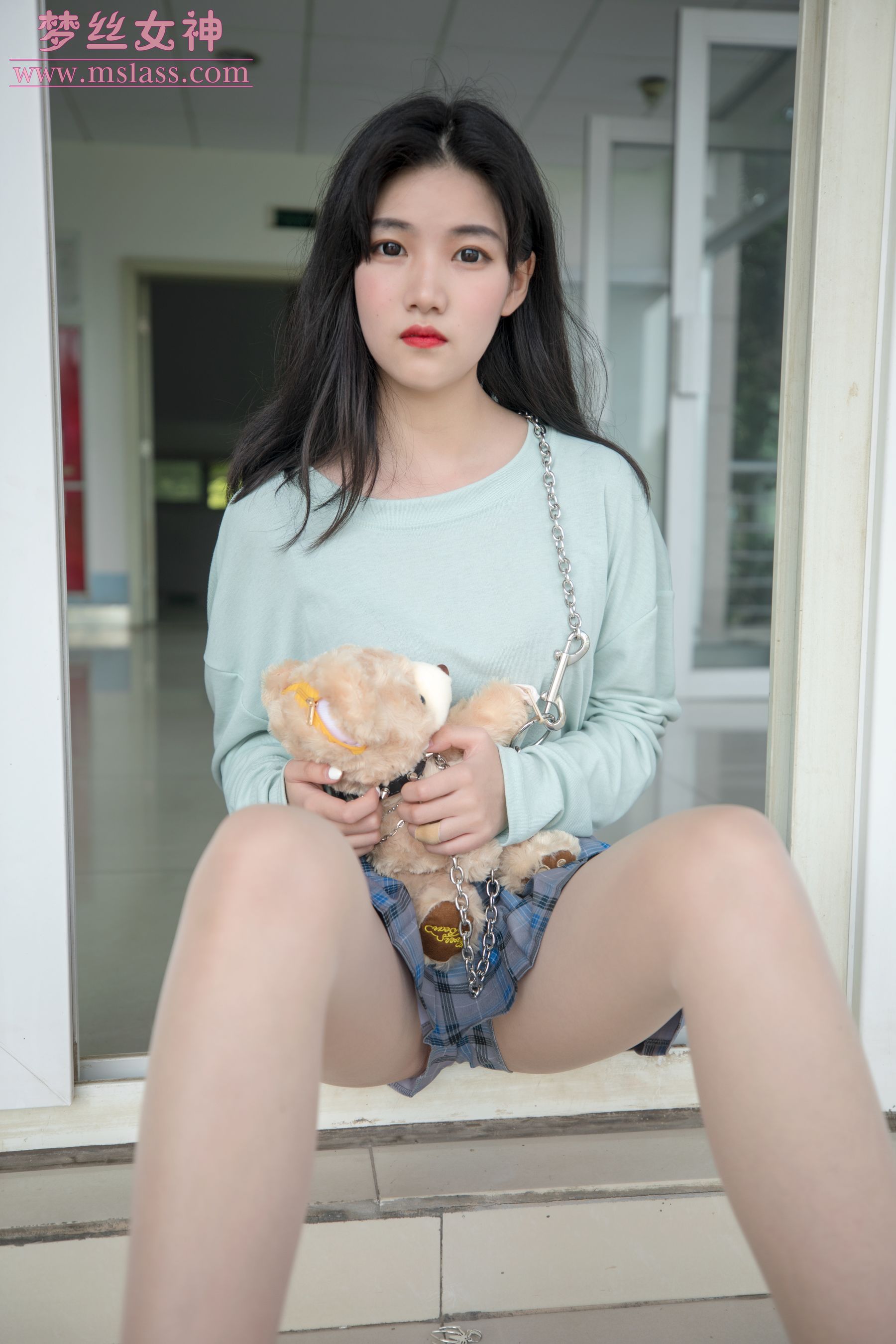 酥酥 恬静的小白鞋丝袜-图24