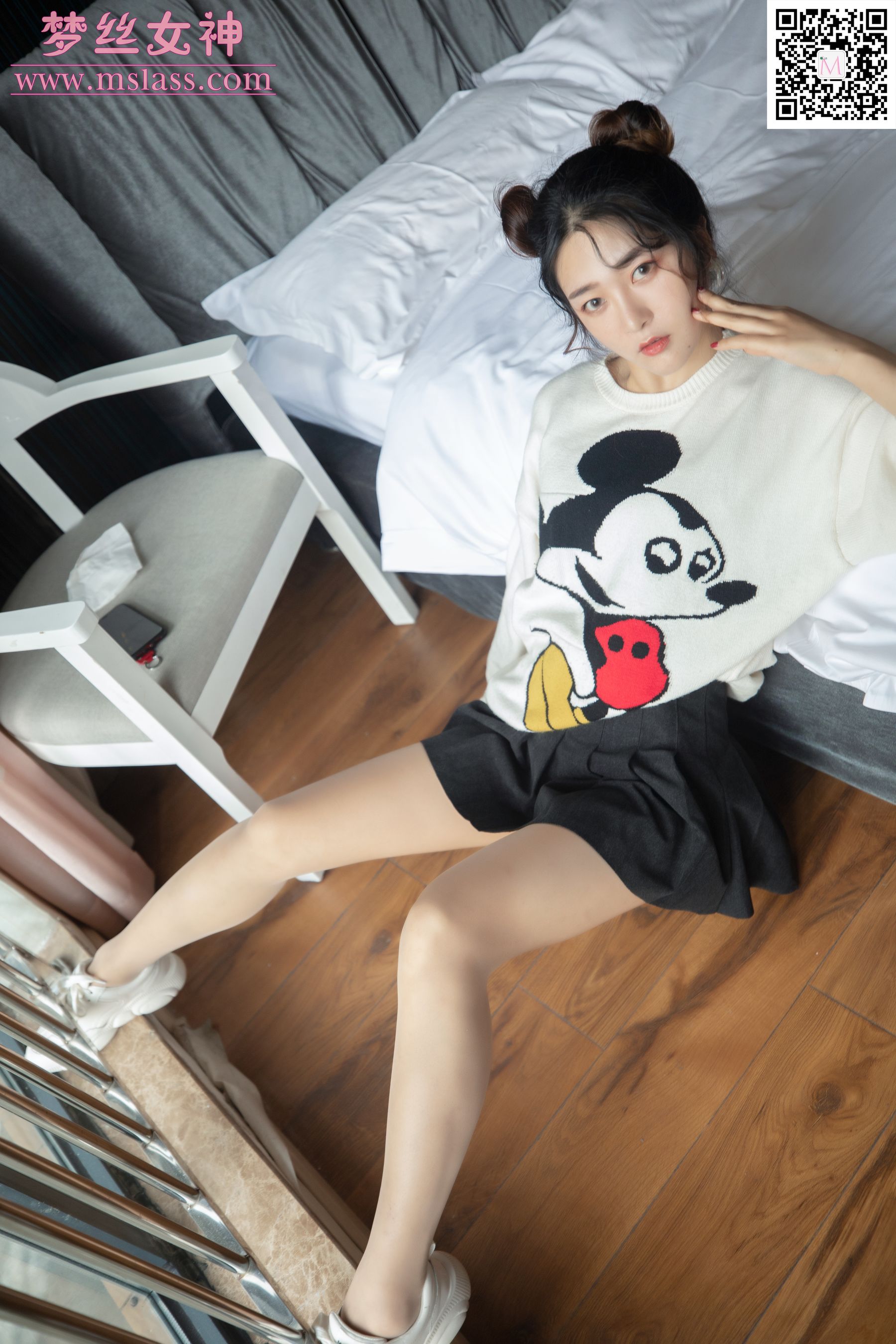 雨晨 白卫衣下的美-图12