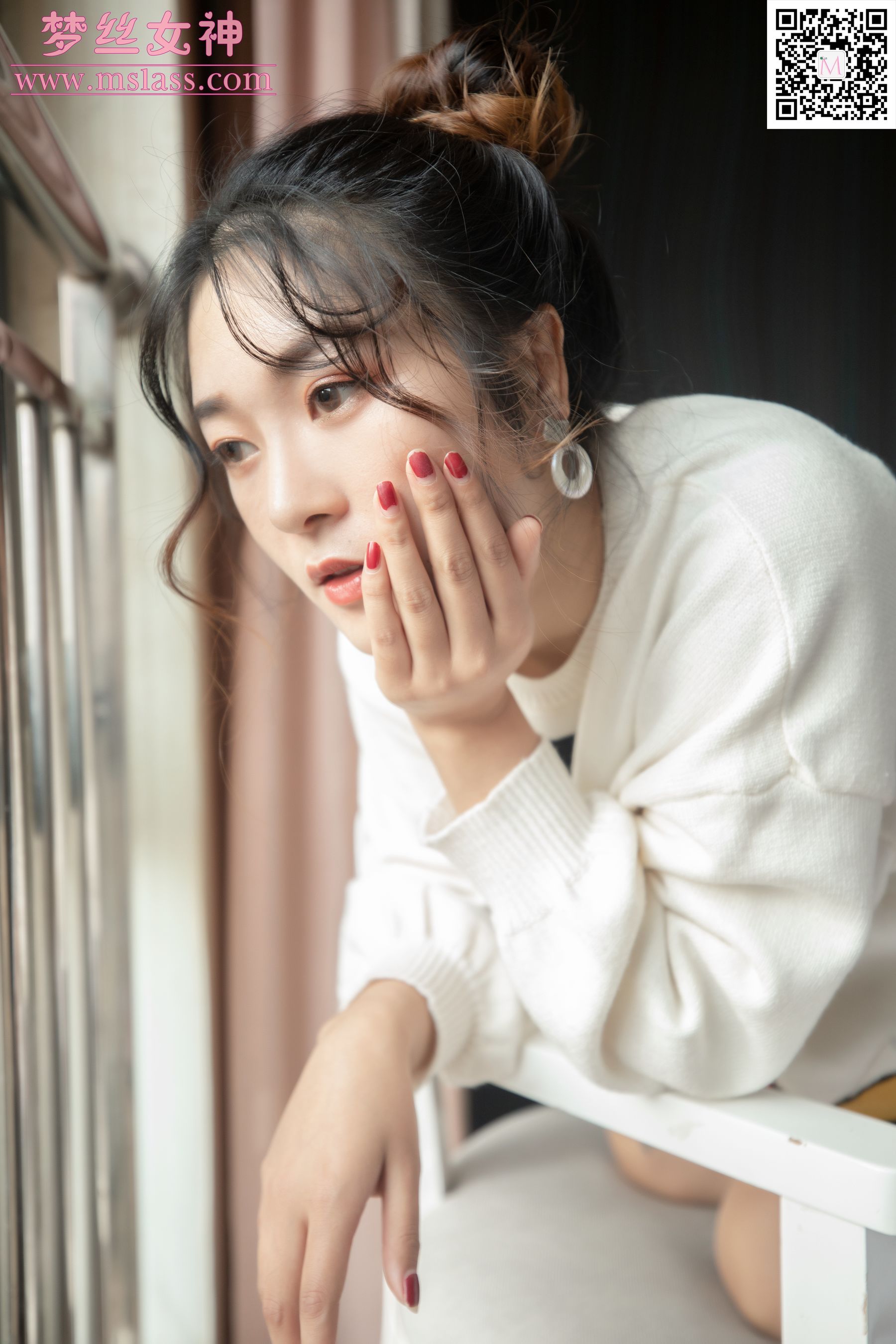 雨晨 白卫衣下的美-图44