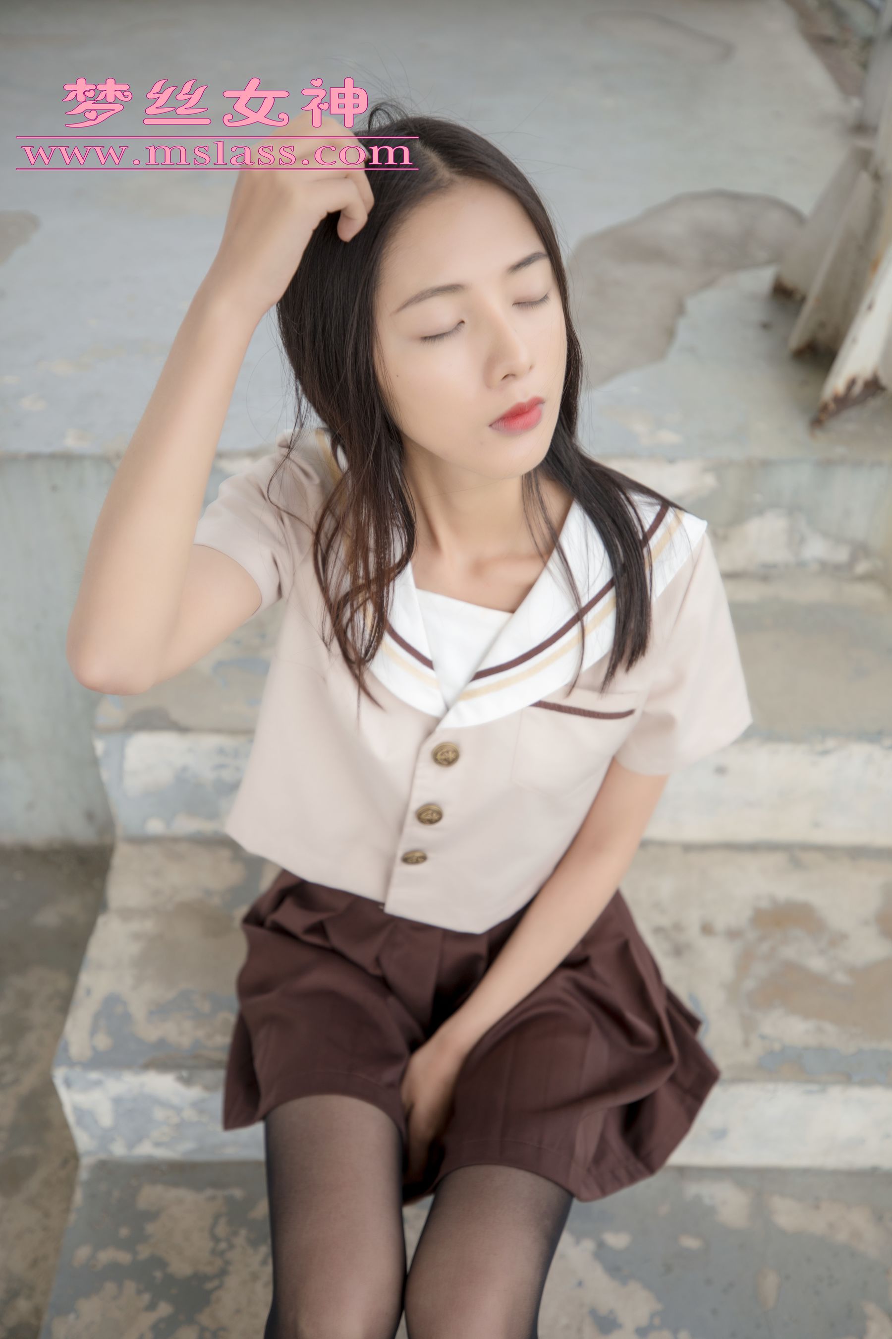 雪馨 学院的JK黑丝袜-图25