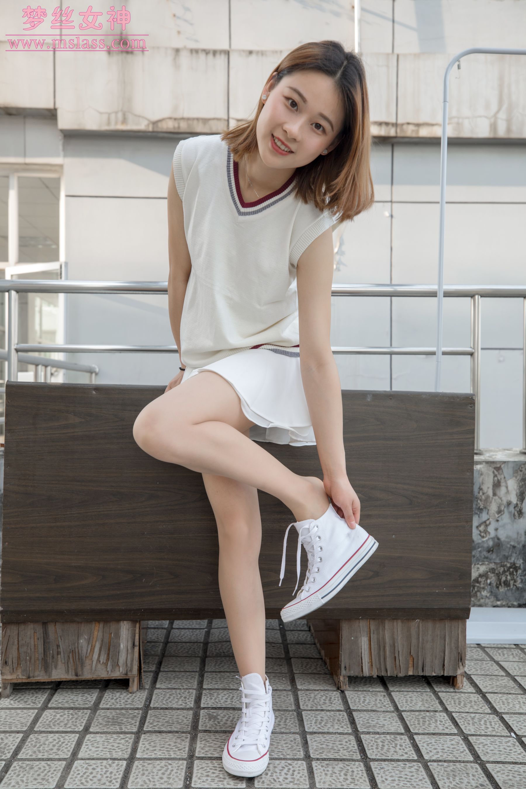 雯雯 学楼丝袜美腿-图46
