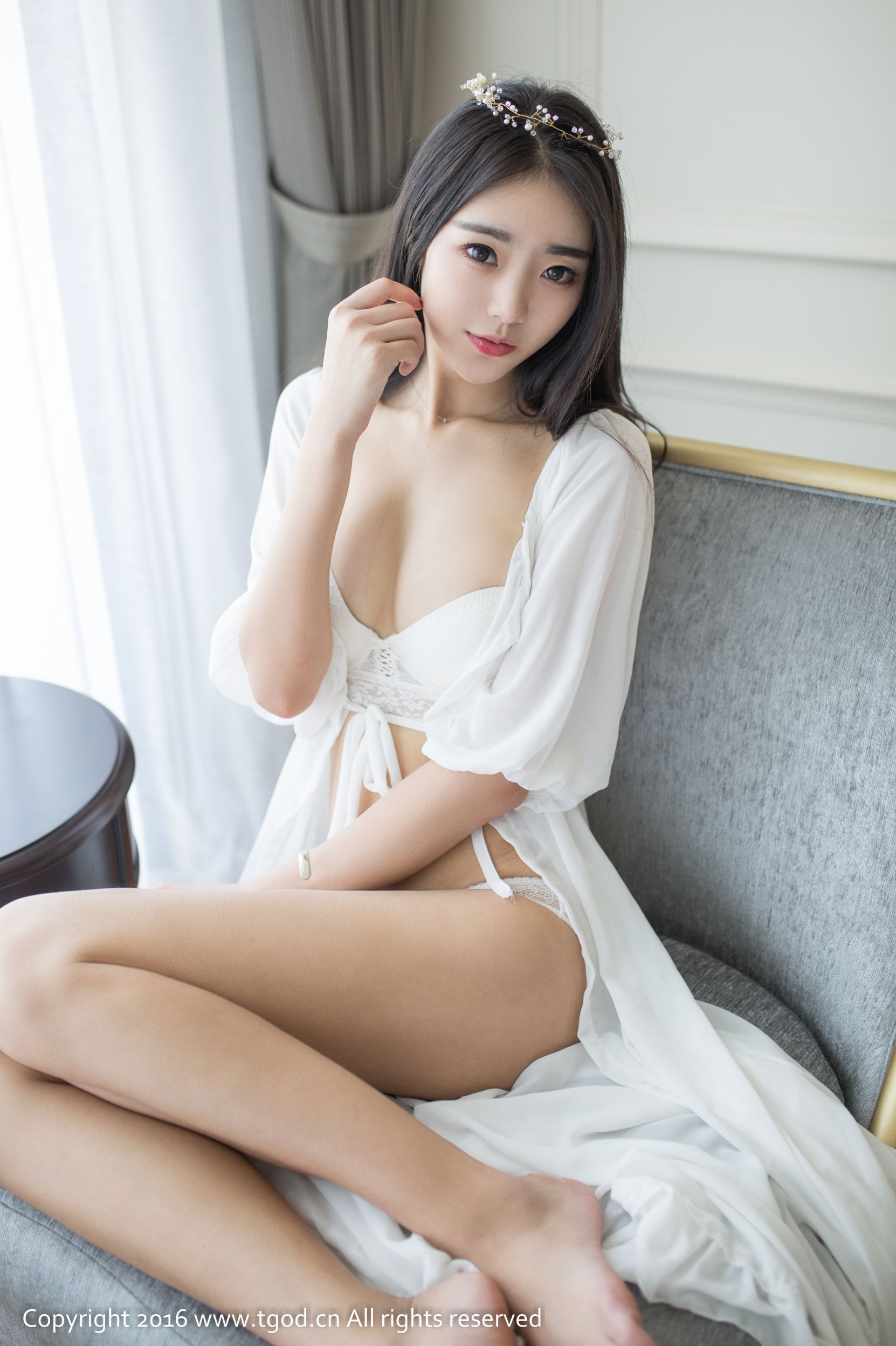 可乐Vicky《黑色蕾丝的萌娃》-图31