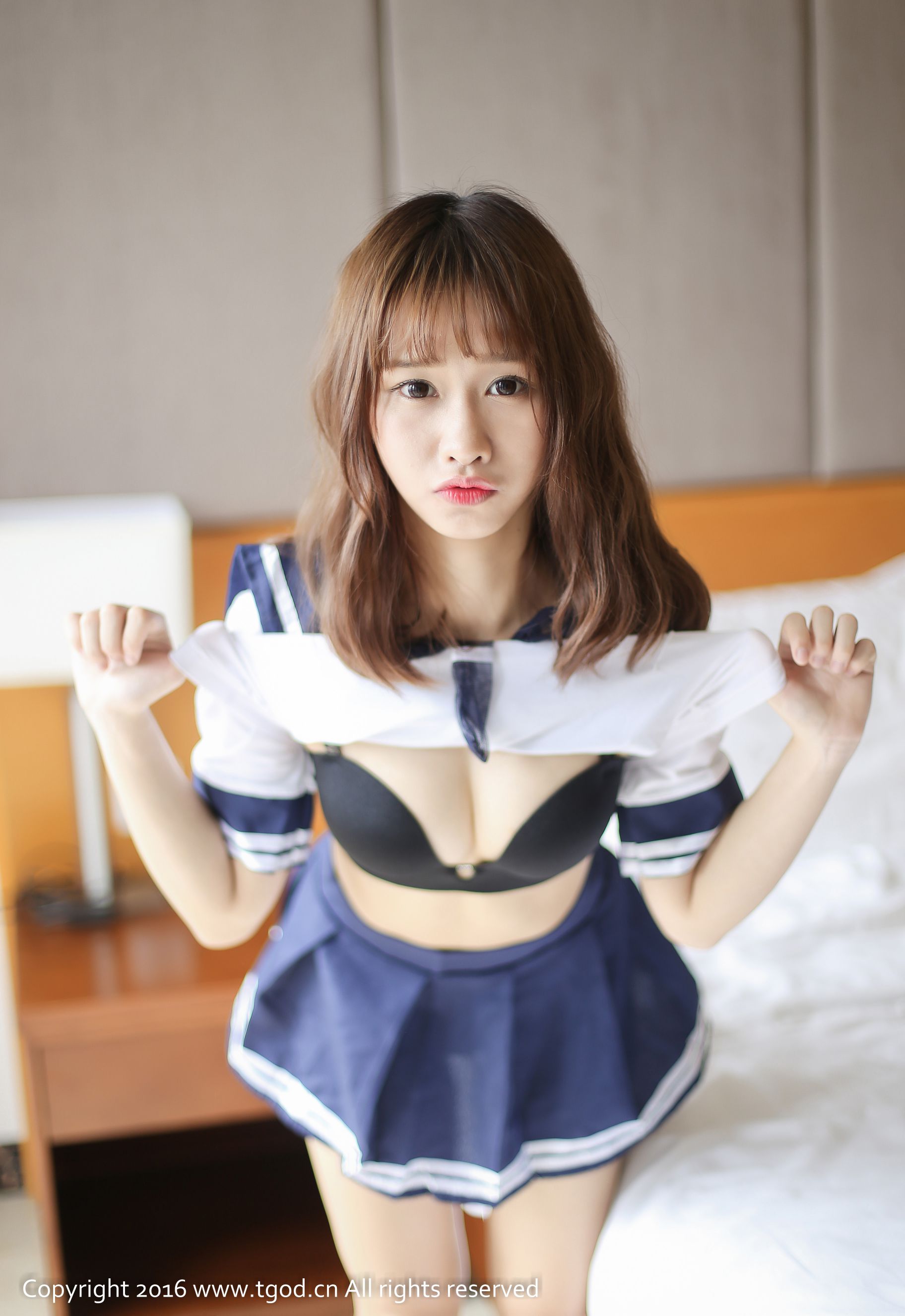 itt尼卡《调皮可耐学生范 制服诱惑》-图16