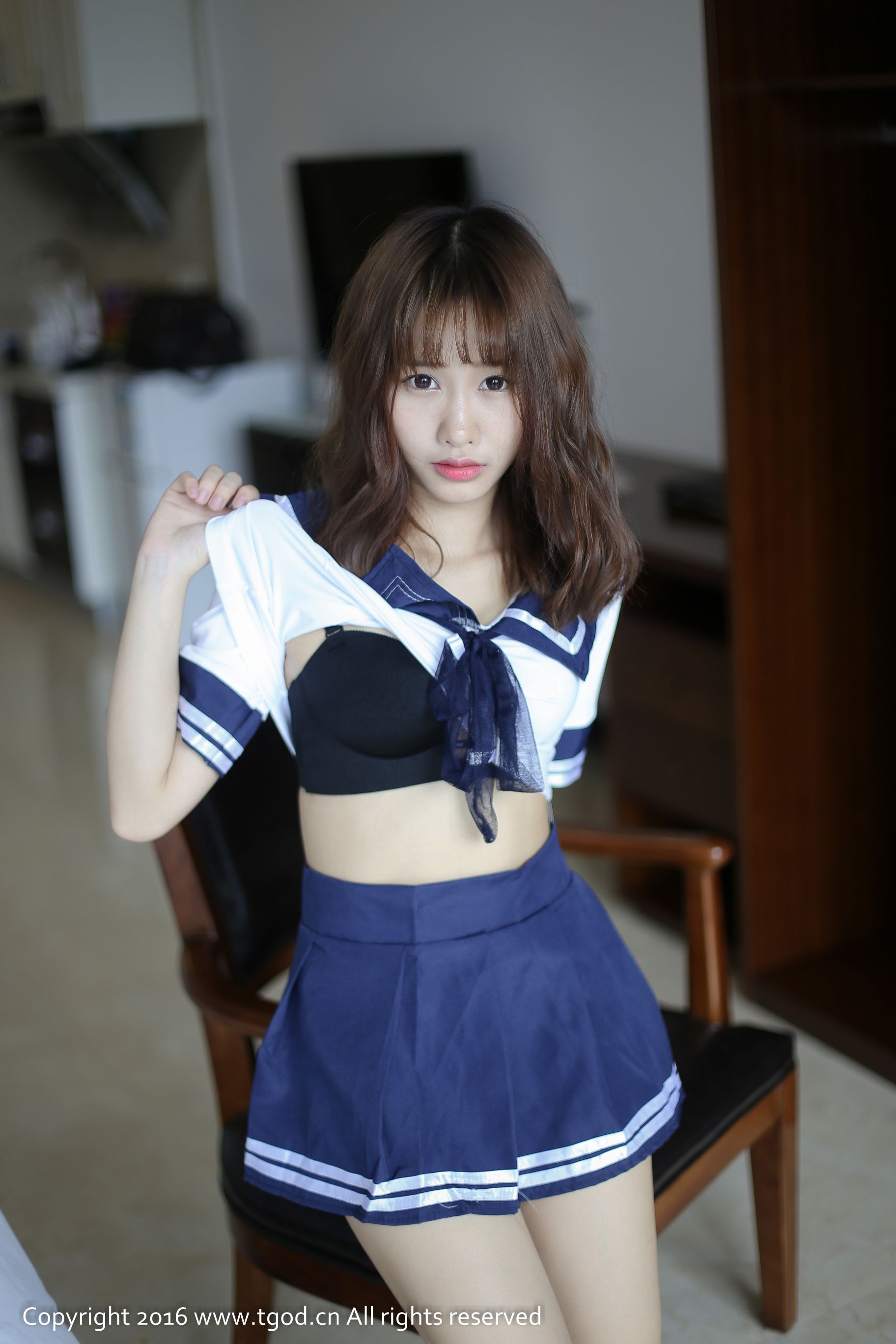 itt尼卡《调皮可耐学生范 制服诱惑》-图19