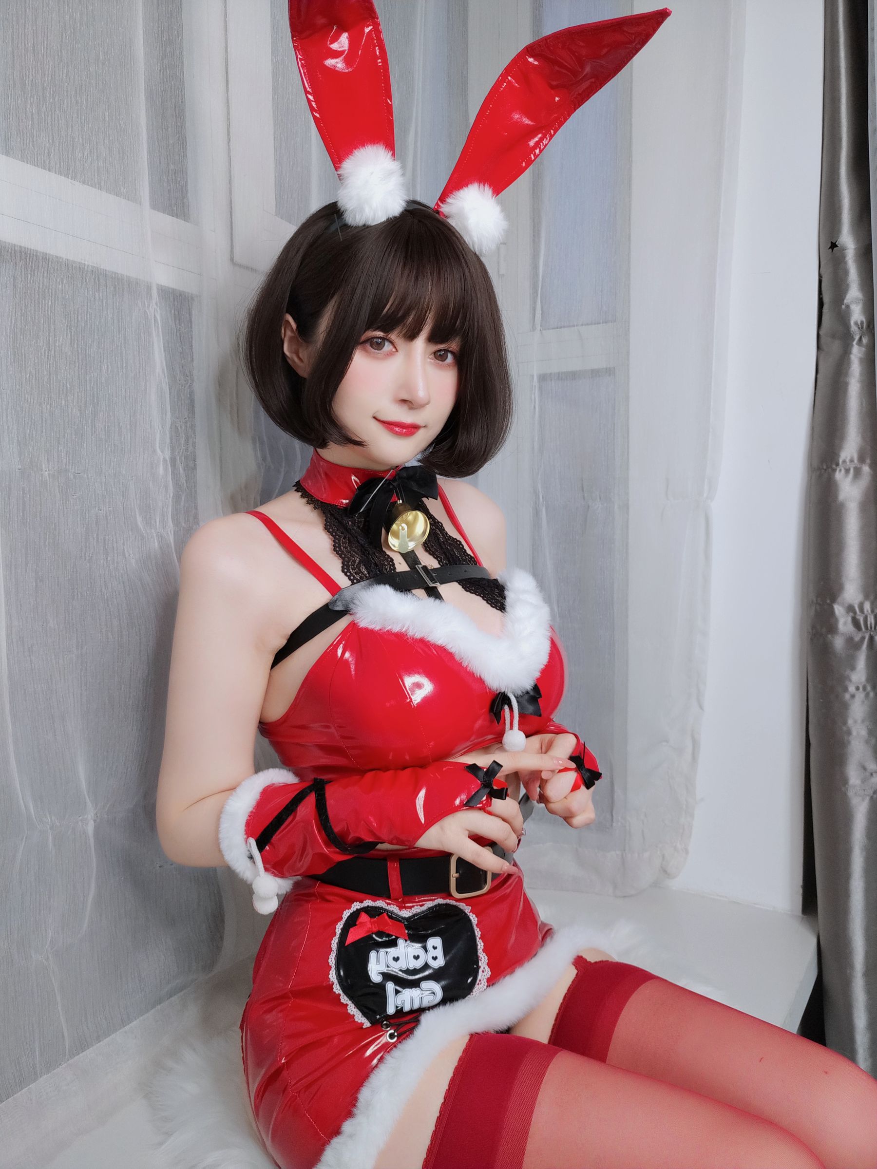 Coser小姐姐白银 - Christmas Bunny-图9