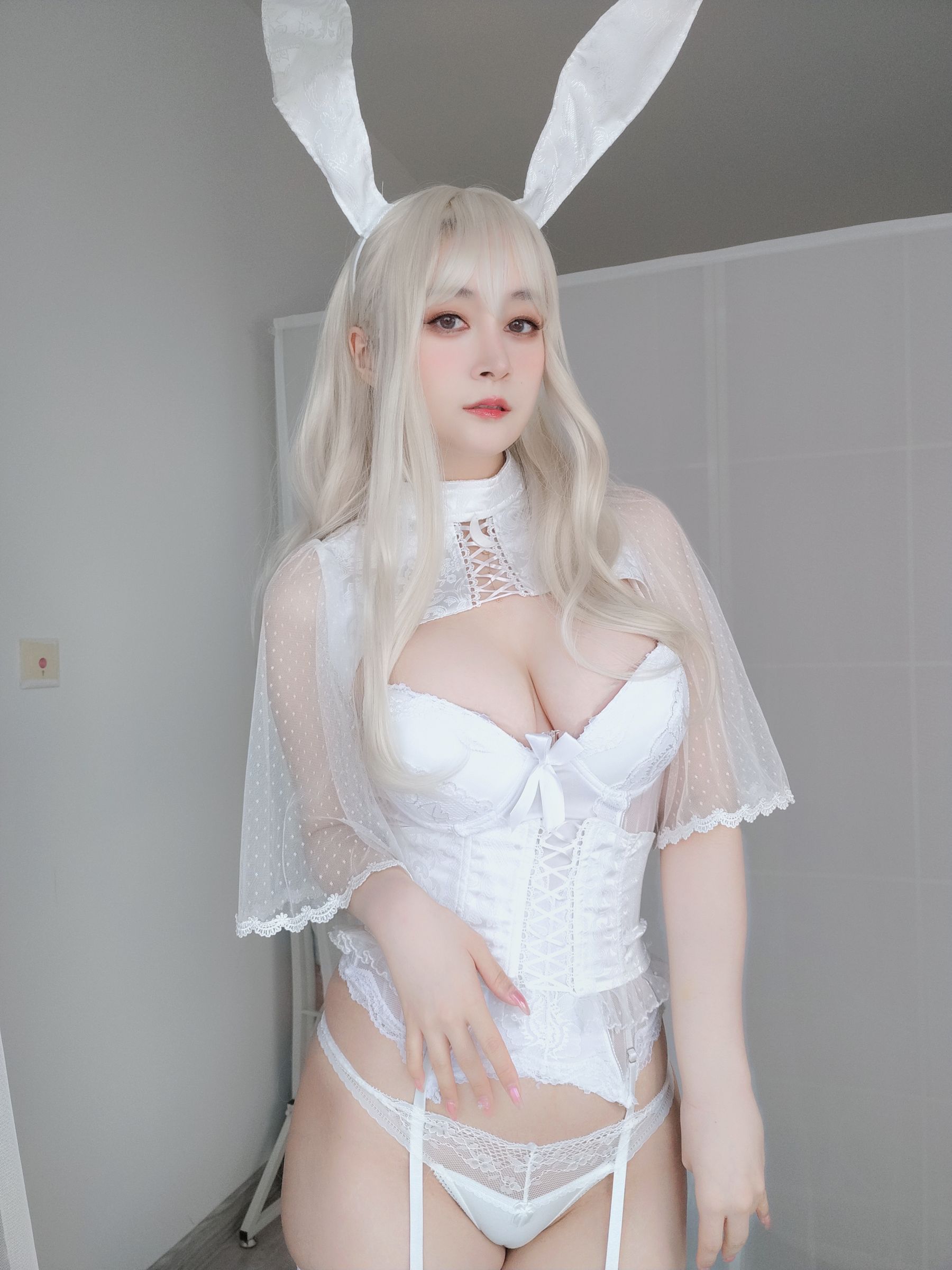 Coser小姐姐白银 - 白丝兔女郎-图50