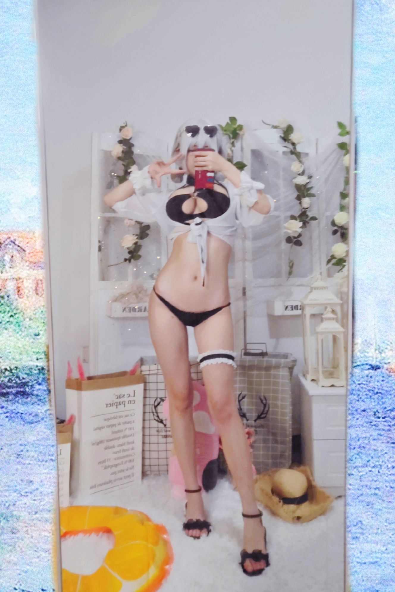 COS福利rioko凉凉子 - 天狼星泳装-图13