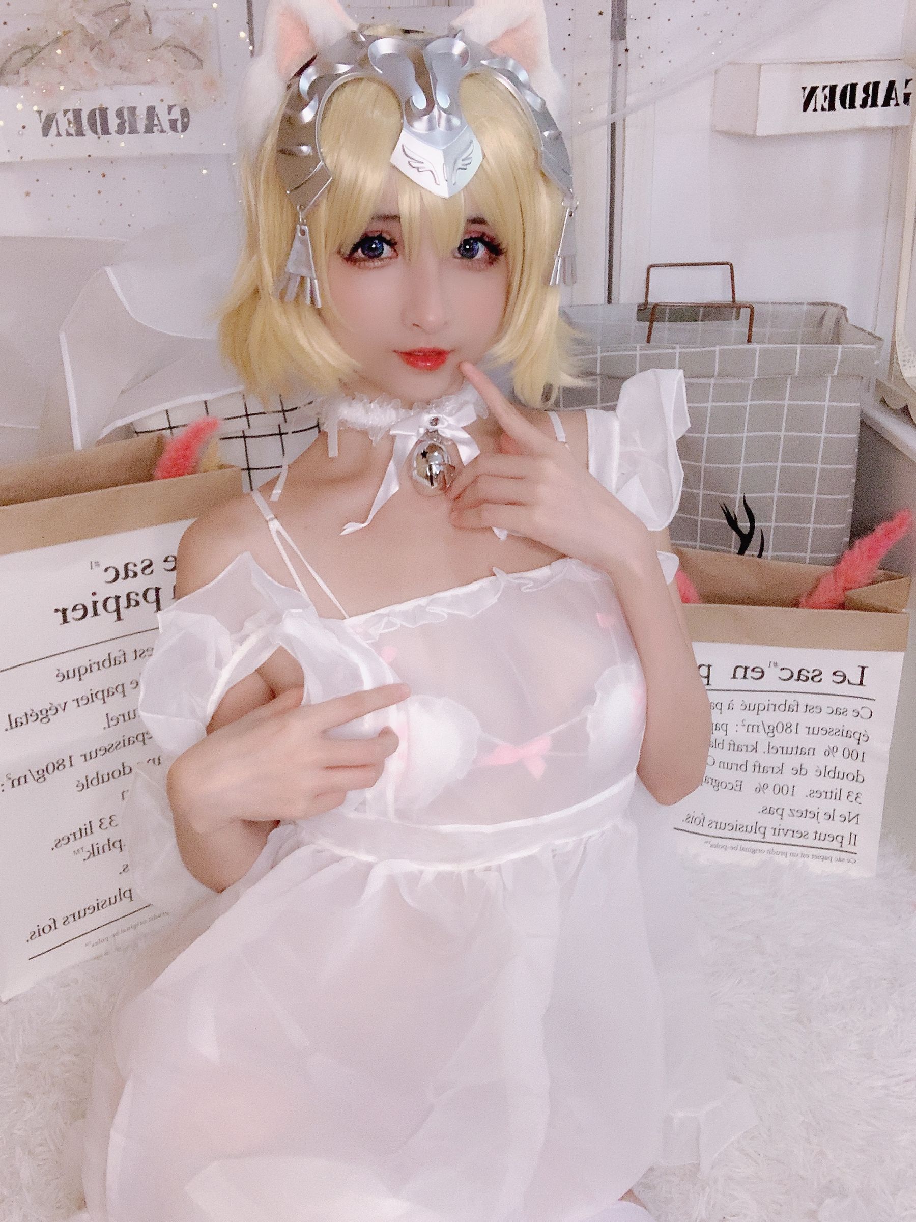 COS福利rioko凉凉子 - 白贞德女仆-图8