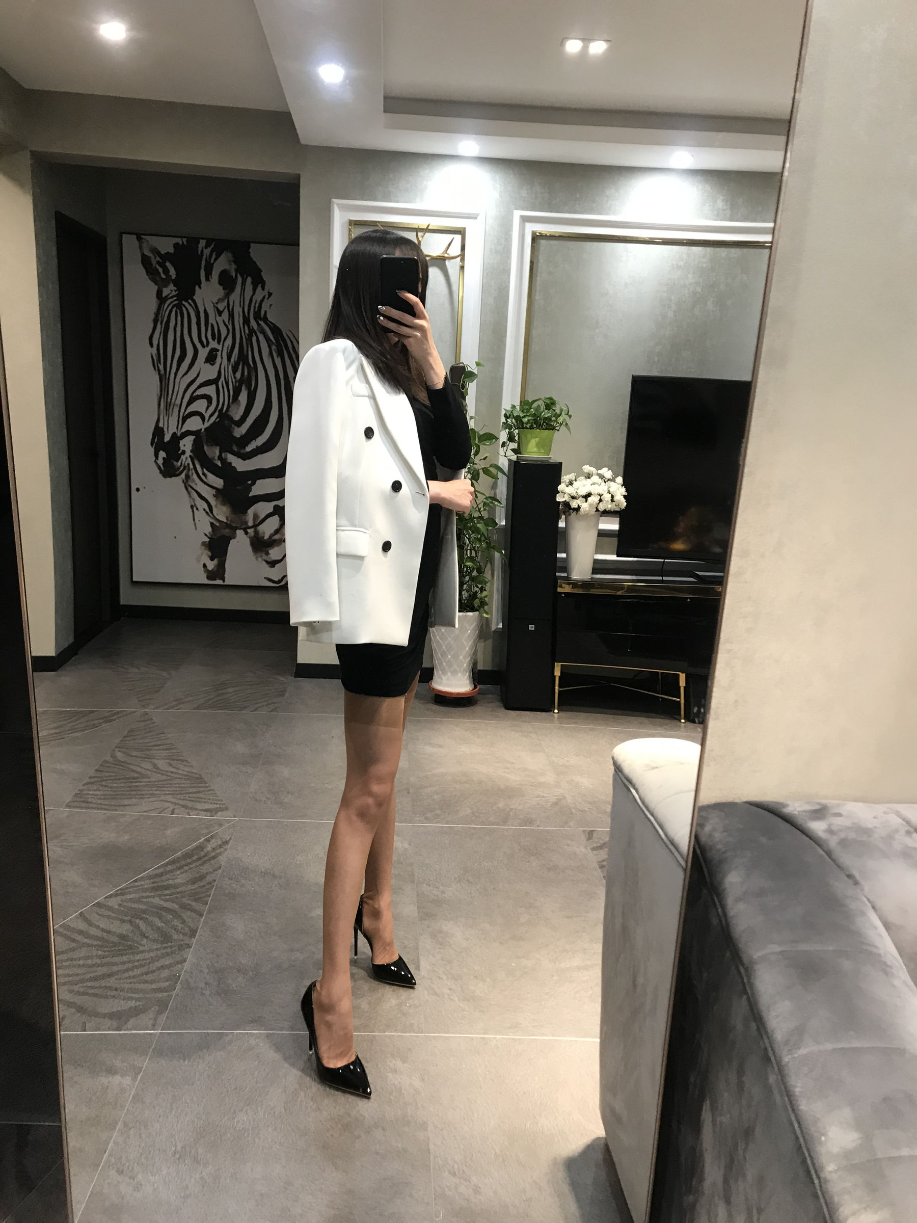 丝足博主麋鹿_Monroe 2020.04.09 桃肉吊袜-图2