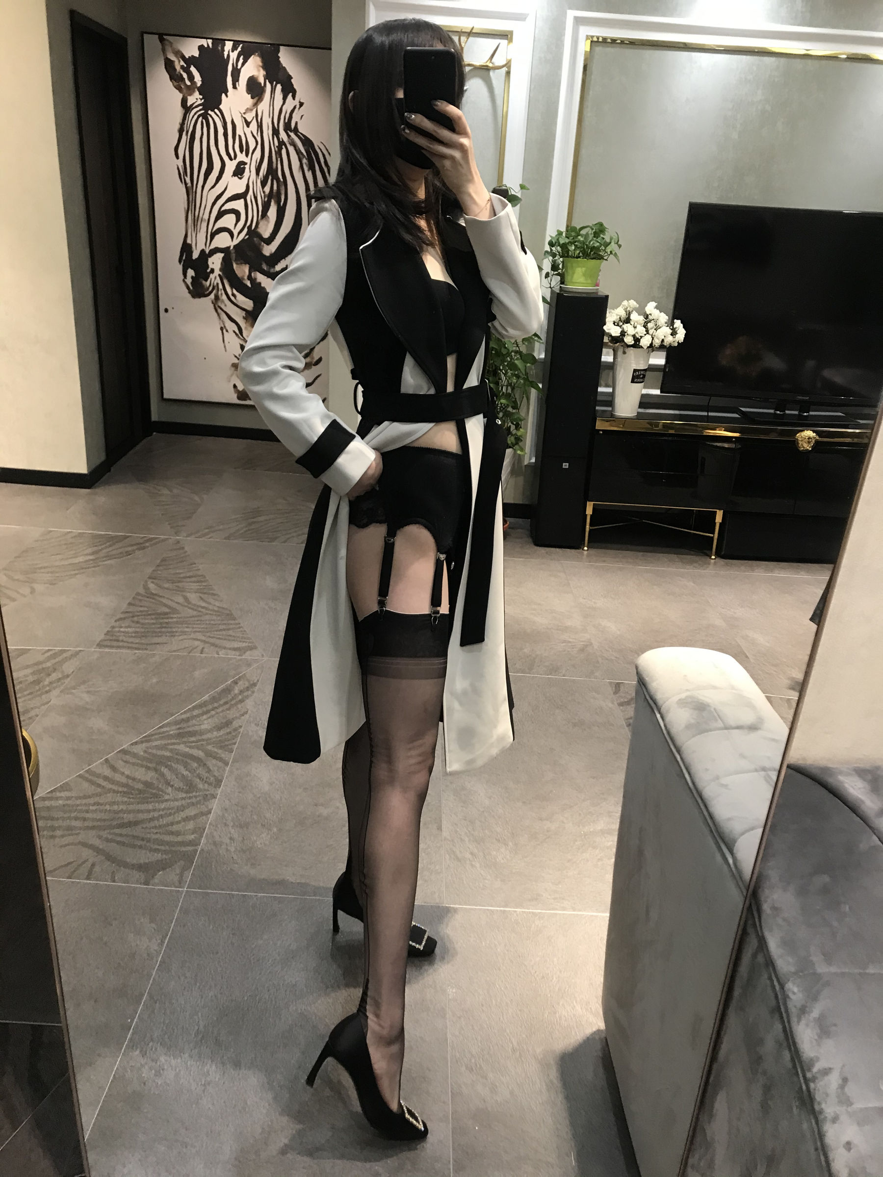 丝足博主麋鹿_Monroe 2020.04.13 皮草丝惑-图14
