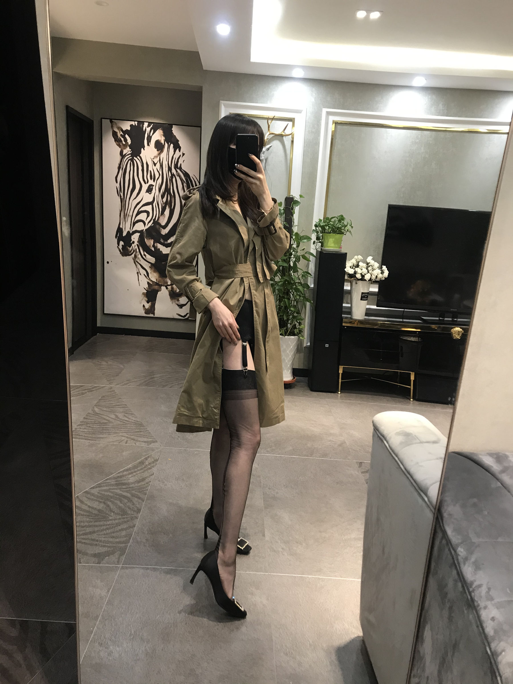丝足博主麋鹿_Monroe 2020.04.13 皮草丝惑-图5