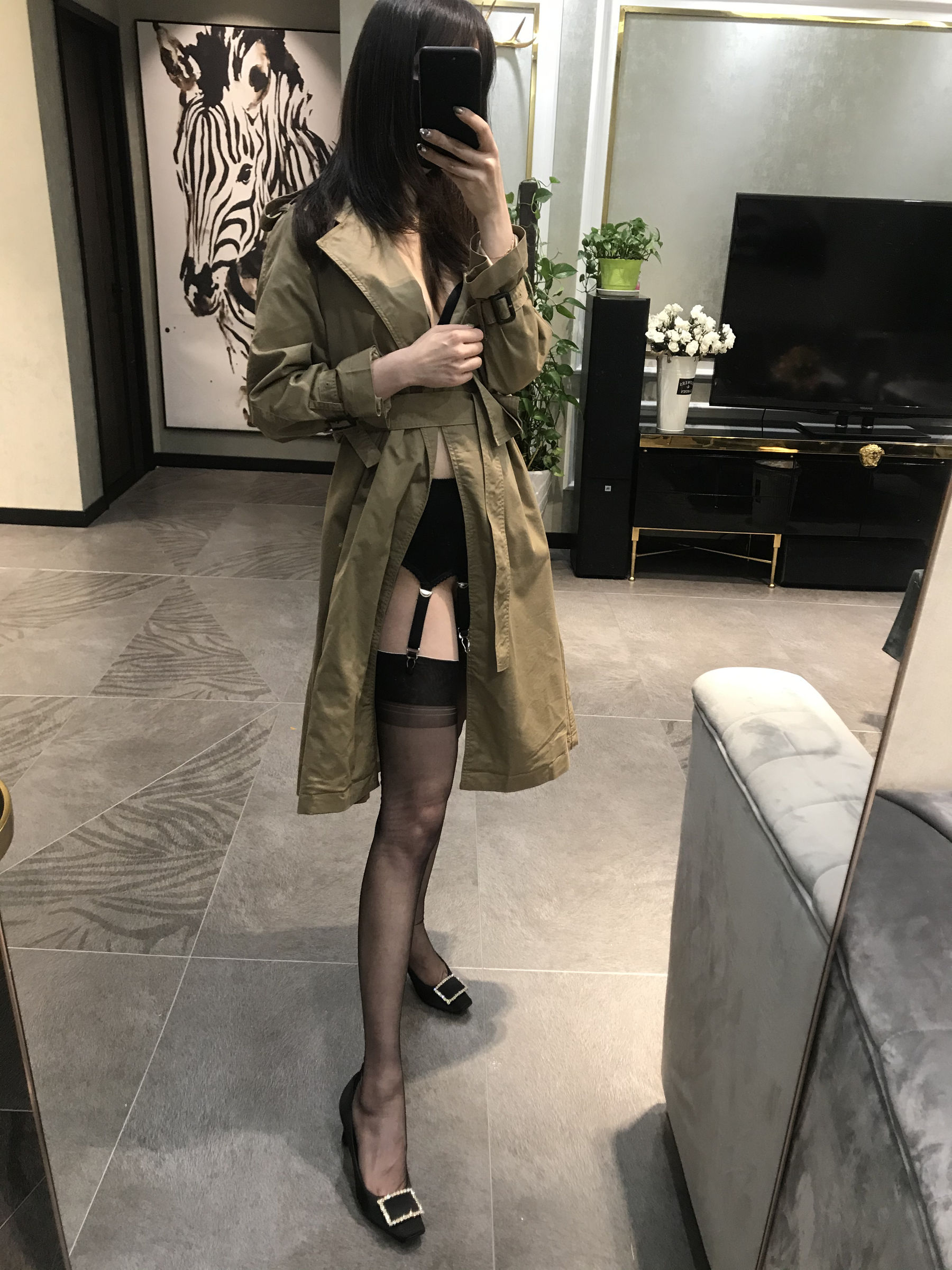 丝足博主麋鹿_Monroe 2020.04.13 皮草丝惑-图7