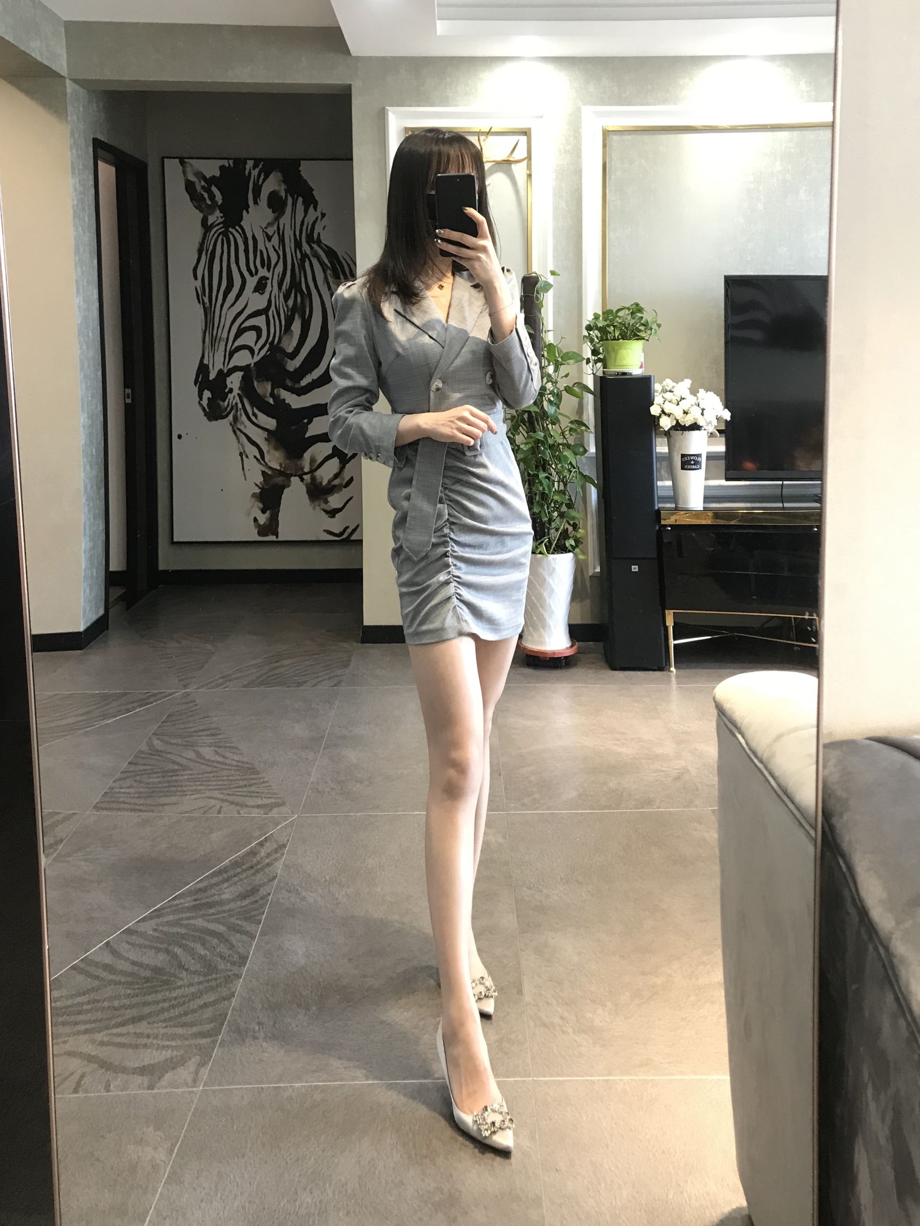 丝足博主麋鹿_Monroe 2020.04.15 御姐薄丝-图13