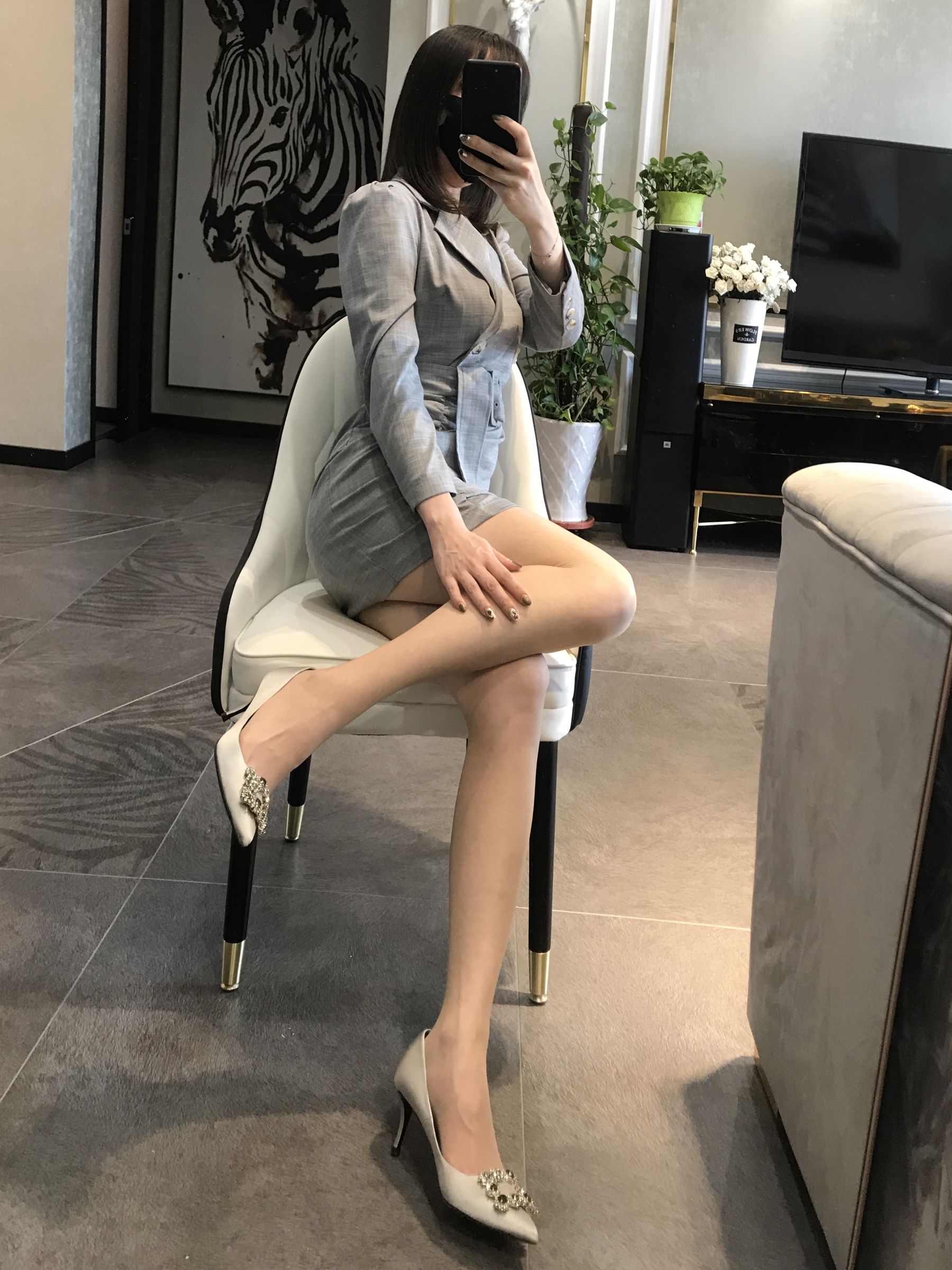 丝足博主麋鹿_Monroe 2020.04.15 御姐薄丝-图20