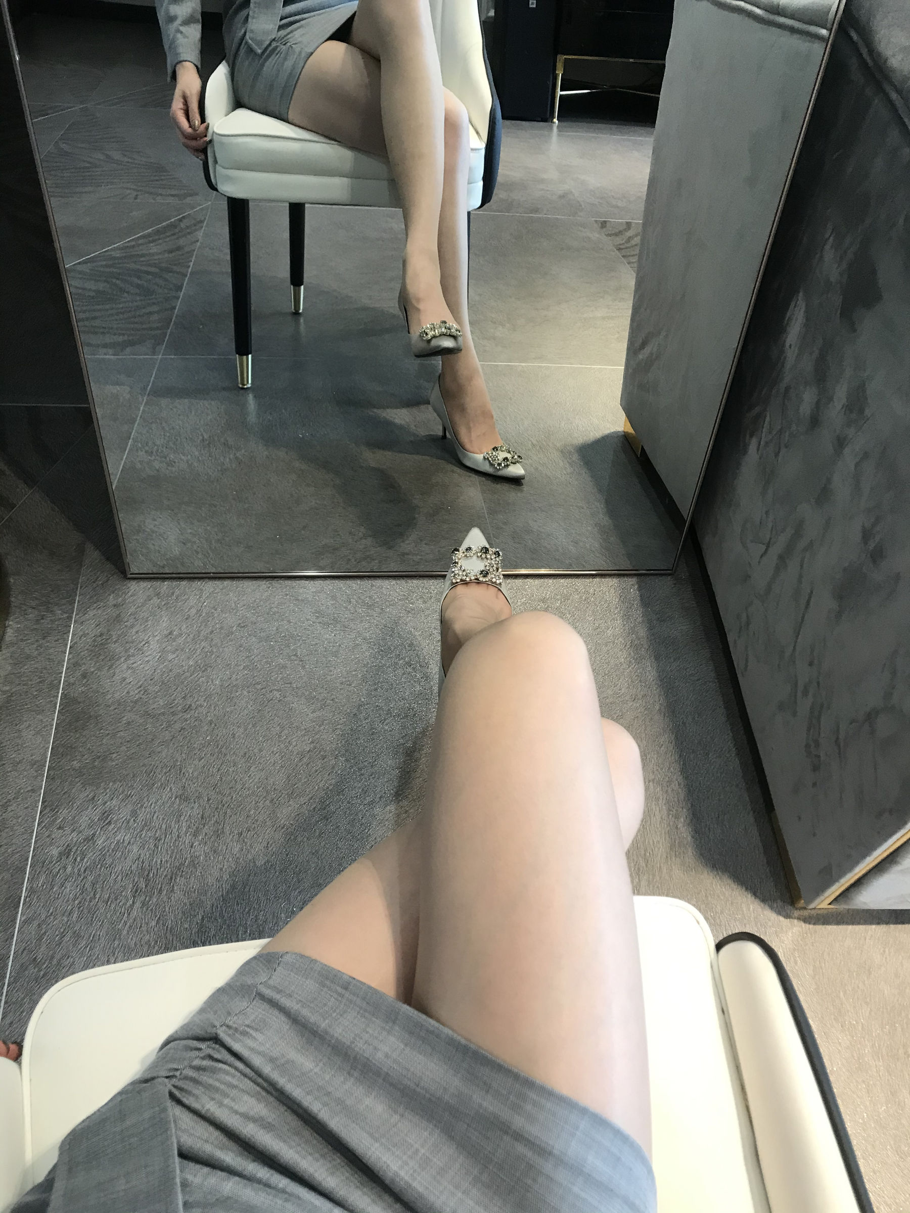 丝足博主麋鹿_Monroe 2020.04.15 御姐薄丝-图22