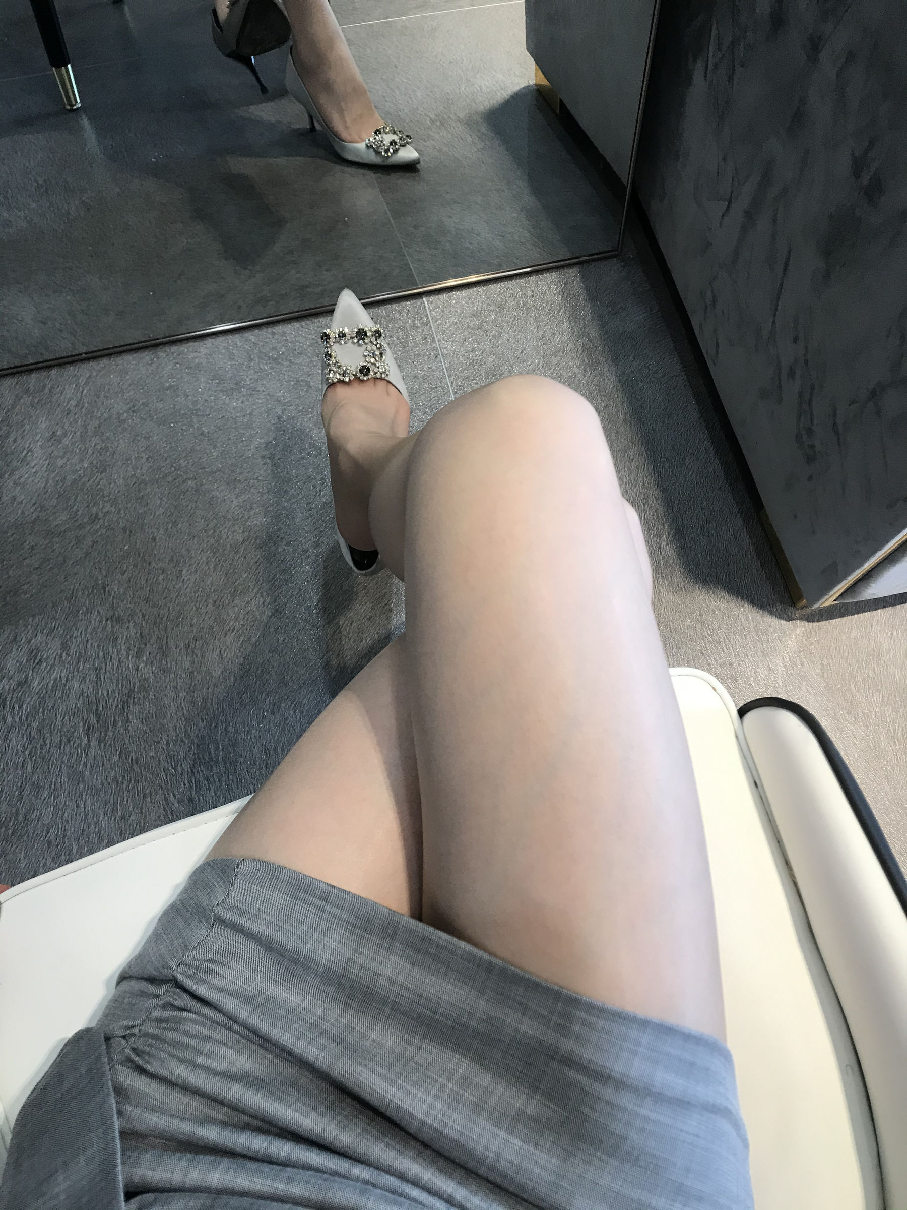 丝足博主麋鹿_Monroe 2020.04.15 御姐薄丝-图24