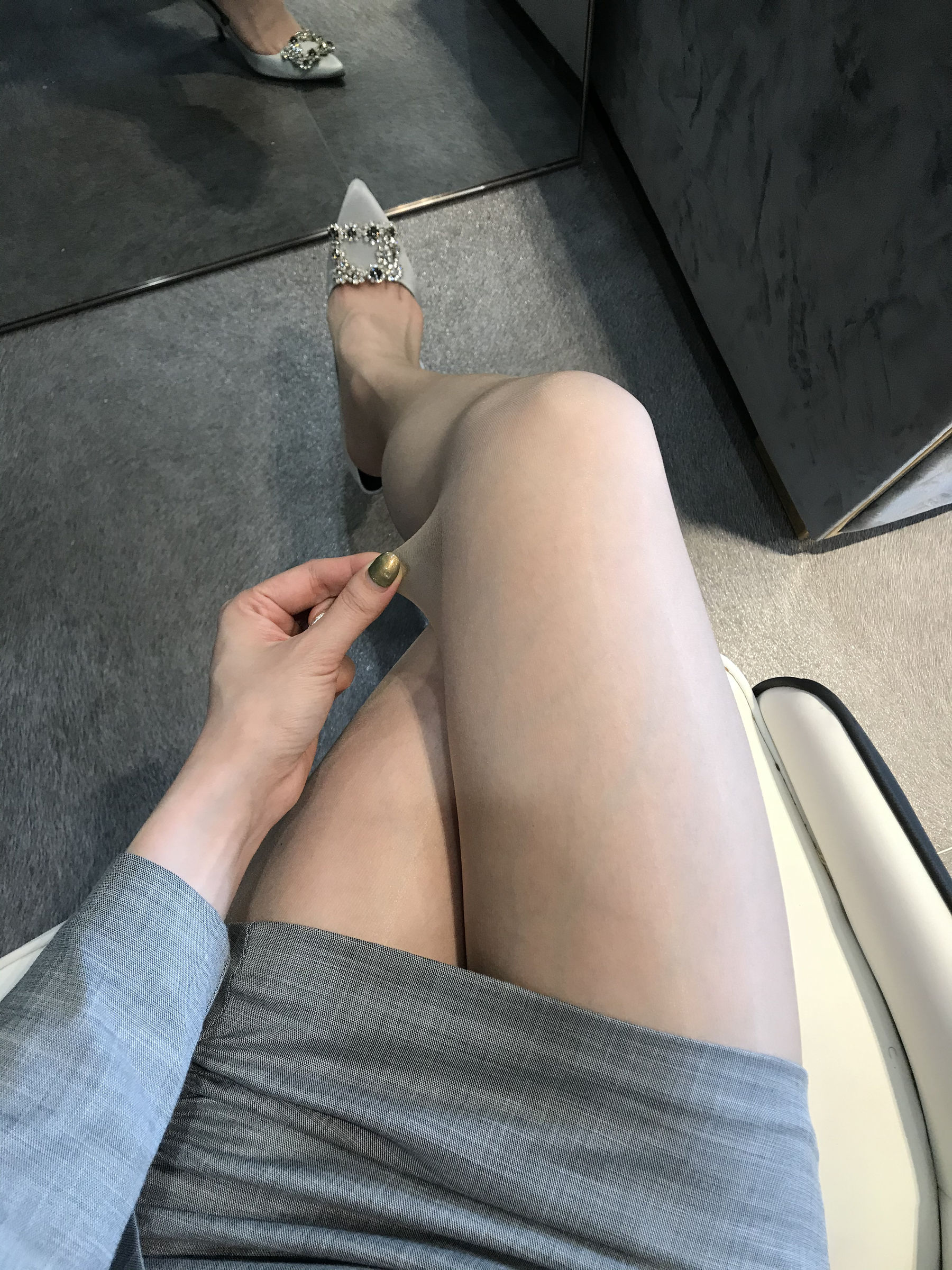 丝足博主麋鹿_Monroe 2020.04.15 御姐薄丝-图27