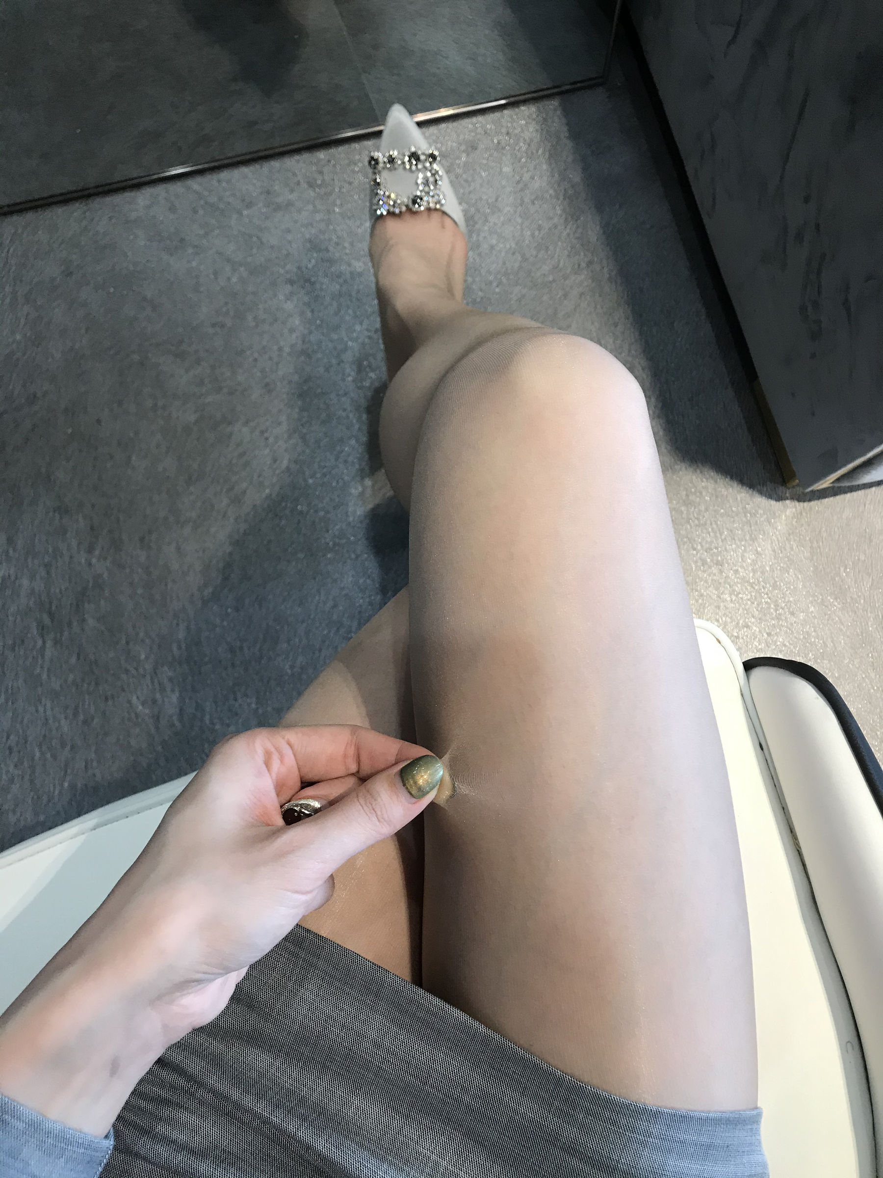 丝足博主麋鹿_Monroe 2020.04.15 御姐薄丝-图28