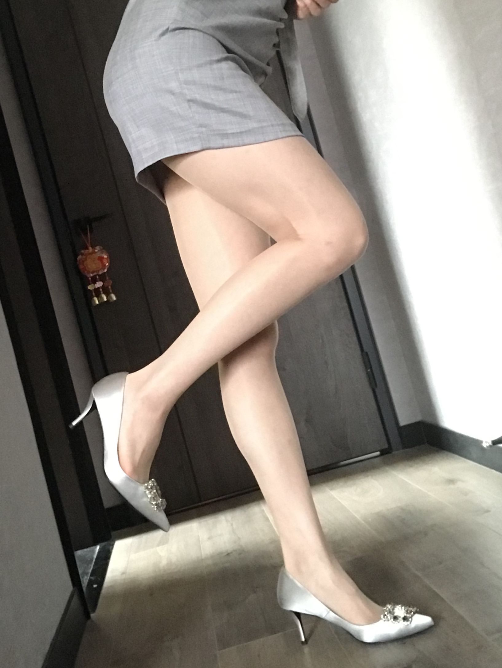 丝足博主麋鹿_Monroe 2020.04.15 御姐薄丝-图4