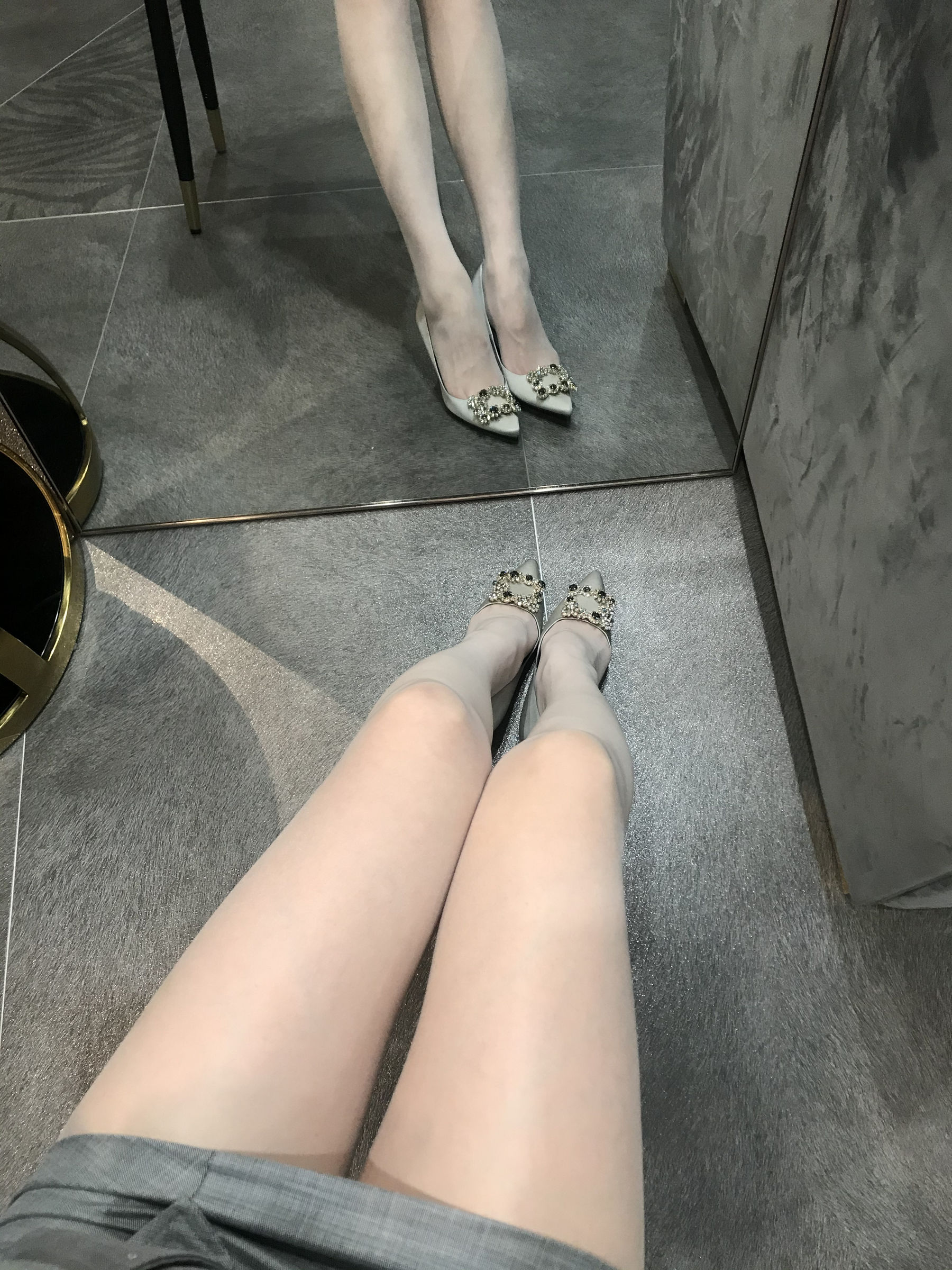 丝足博主麋鹿_Monroe 2020.04.20 红高黑丝-图99