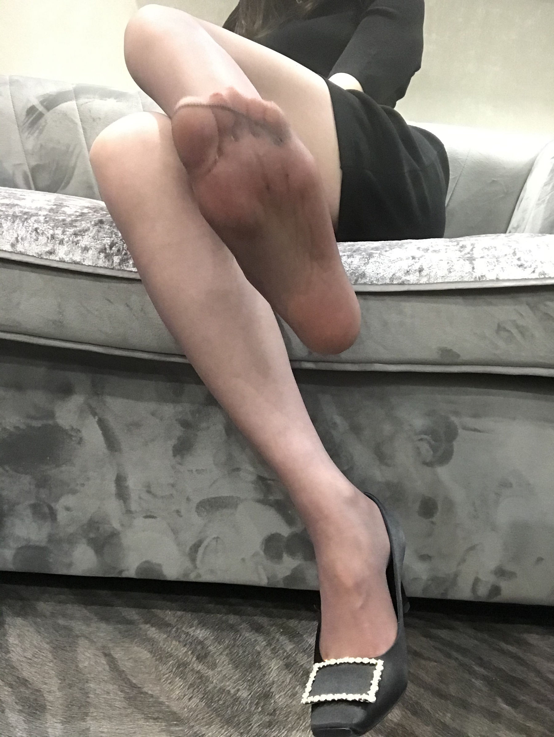 丝足博主麋鹿_Monroe 2020.04.20 红高黑丝-图24