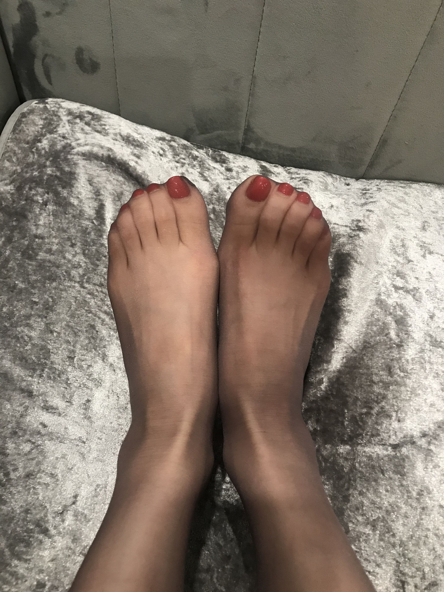 丝足博主麋鹿_Monroe 2020.04.20 红高黑丝-图33