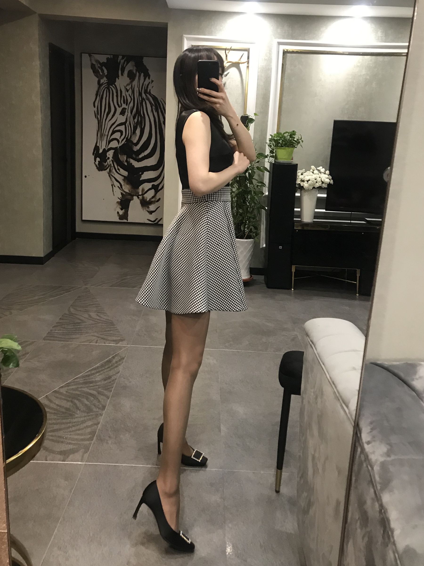 丝足博主麋鹿_Monroe 2020.04.20 红高黑丝-图38