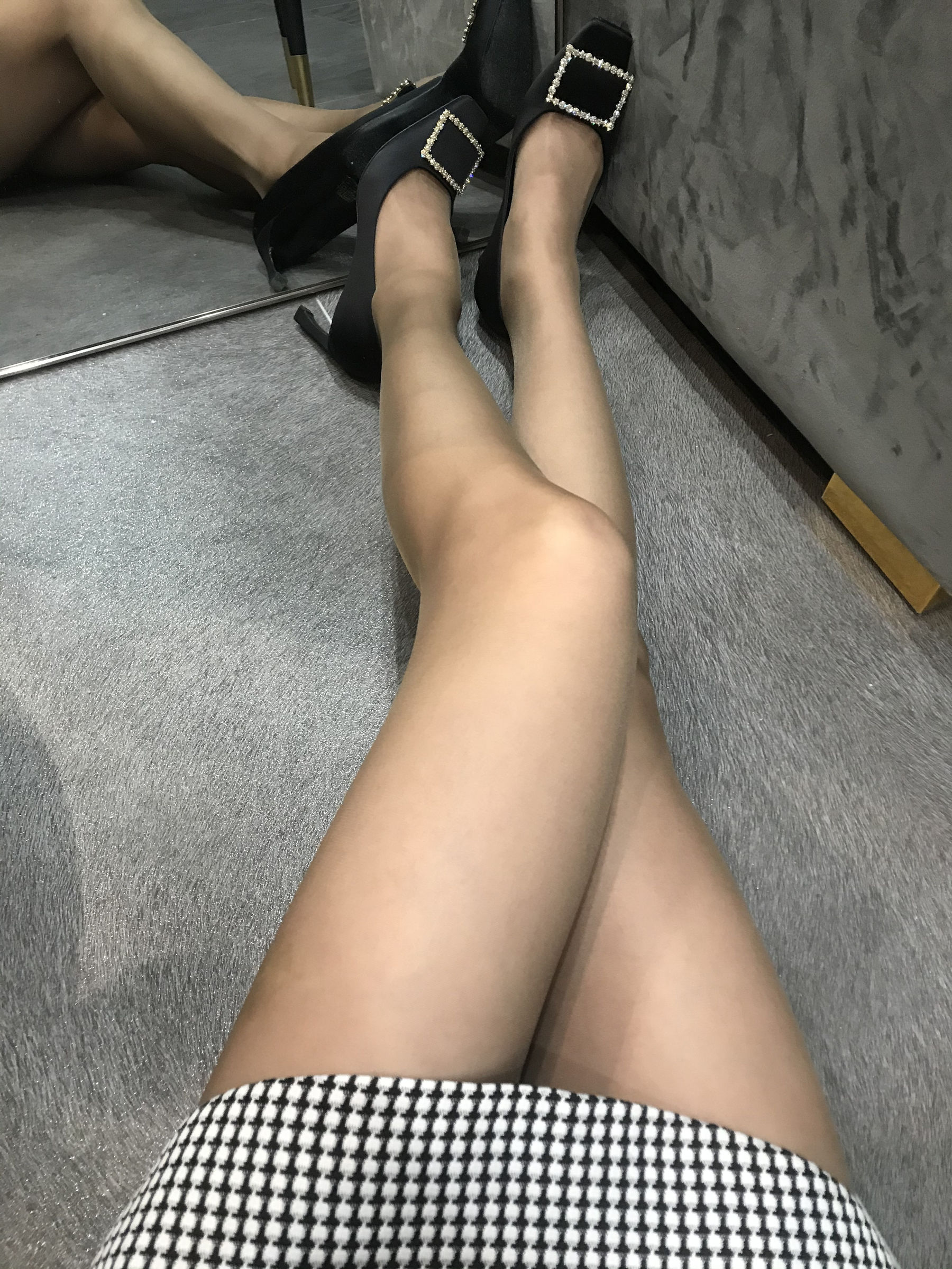 丝足博主麋鹿_Monroe 2020.04.20 红高黑丝-图41