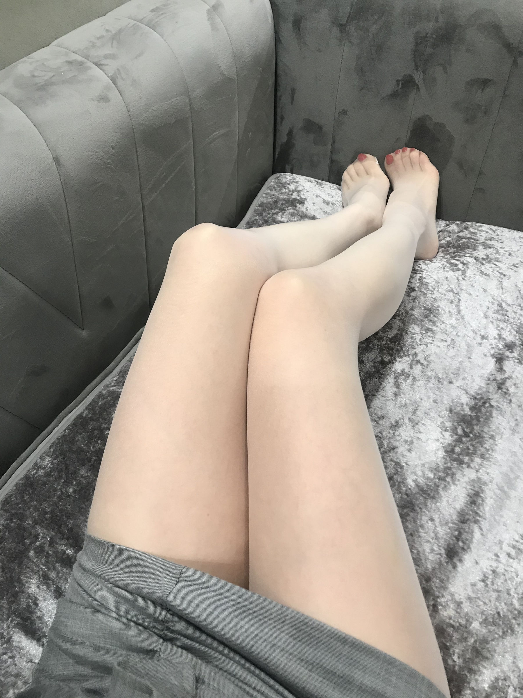 丝足博主麋鹿_Monroe 2020.04.20 红高黑丝-图72