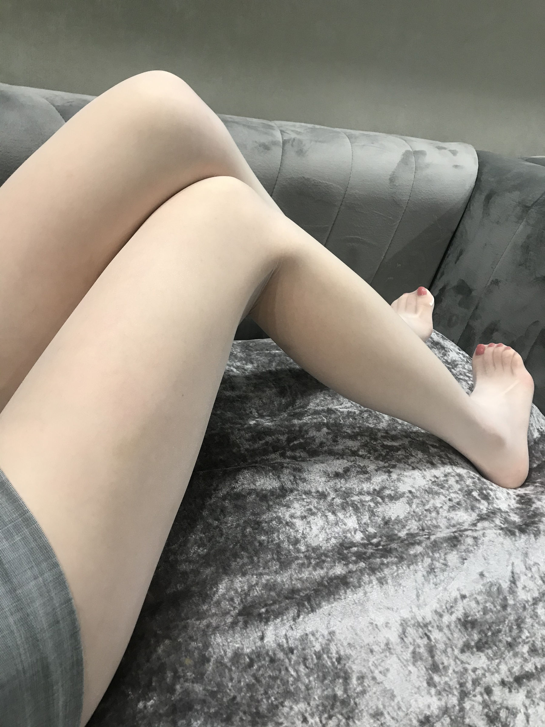 丝足博主麋鹿_Monroe 2020.04.20 红高黑丝-图74