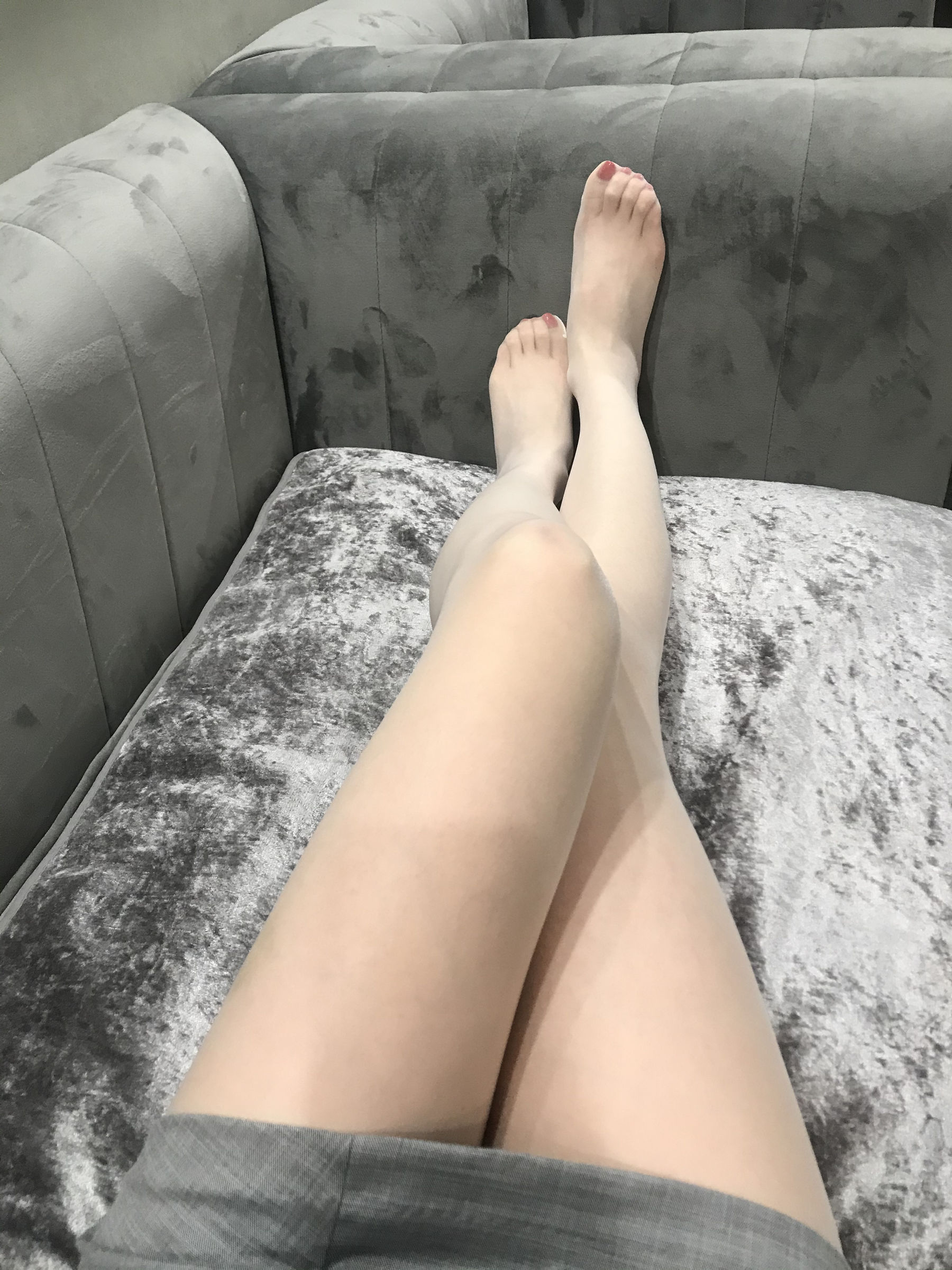 丝足博主麋鹿_Monroe 2020.04.20 红高黑丝-图75