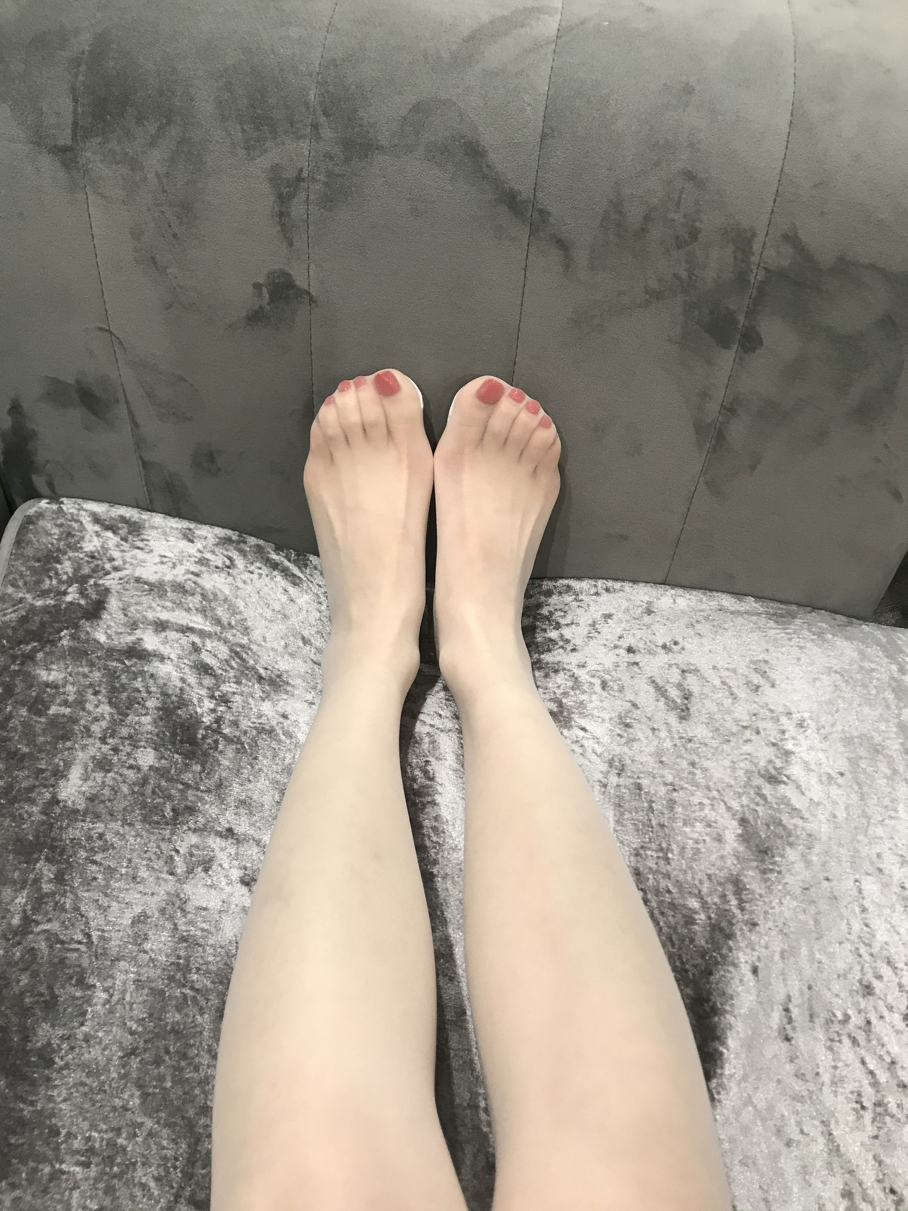 丝足博主麋鹿_Monroe 2020.04.20 红高黑丝-图76