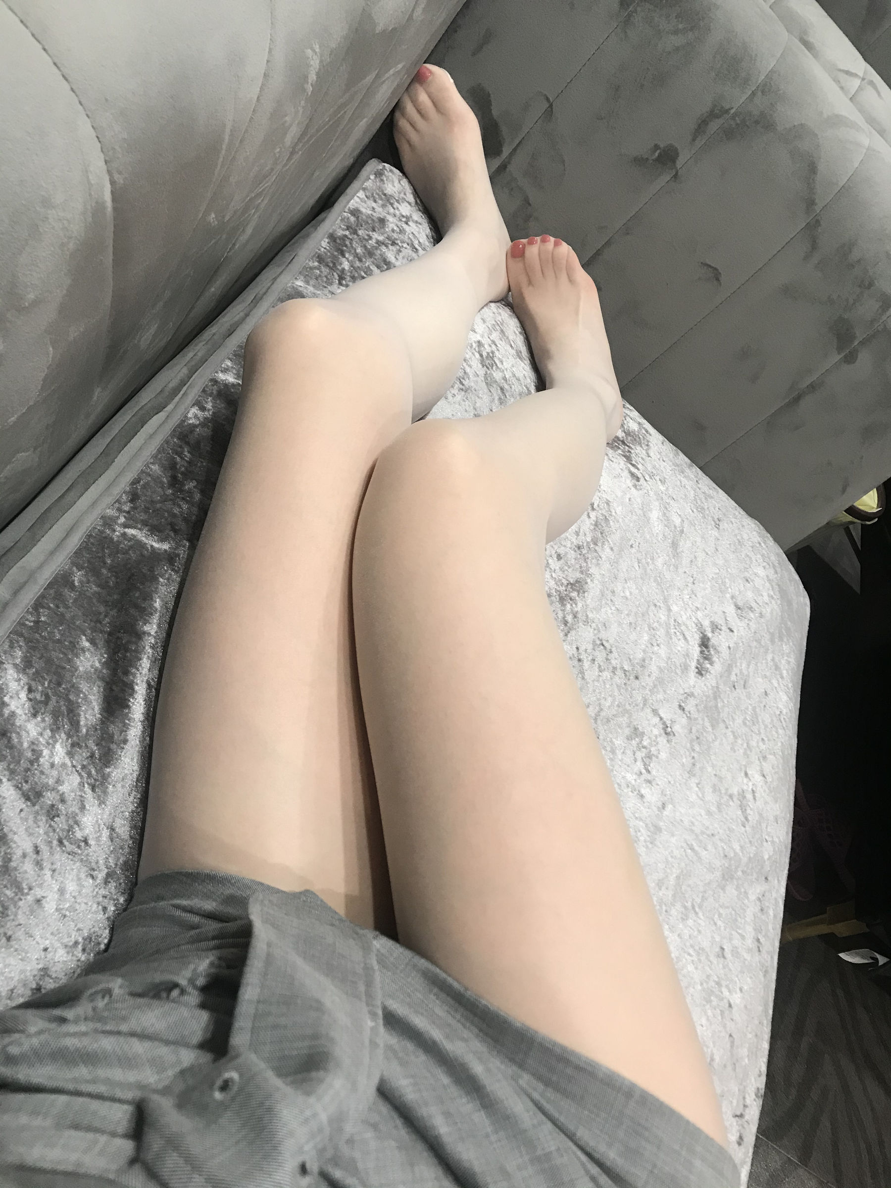 丝足博主麋鹿_Monroe 2020.04.20 红高黑丝-图78