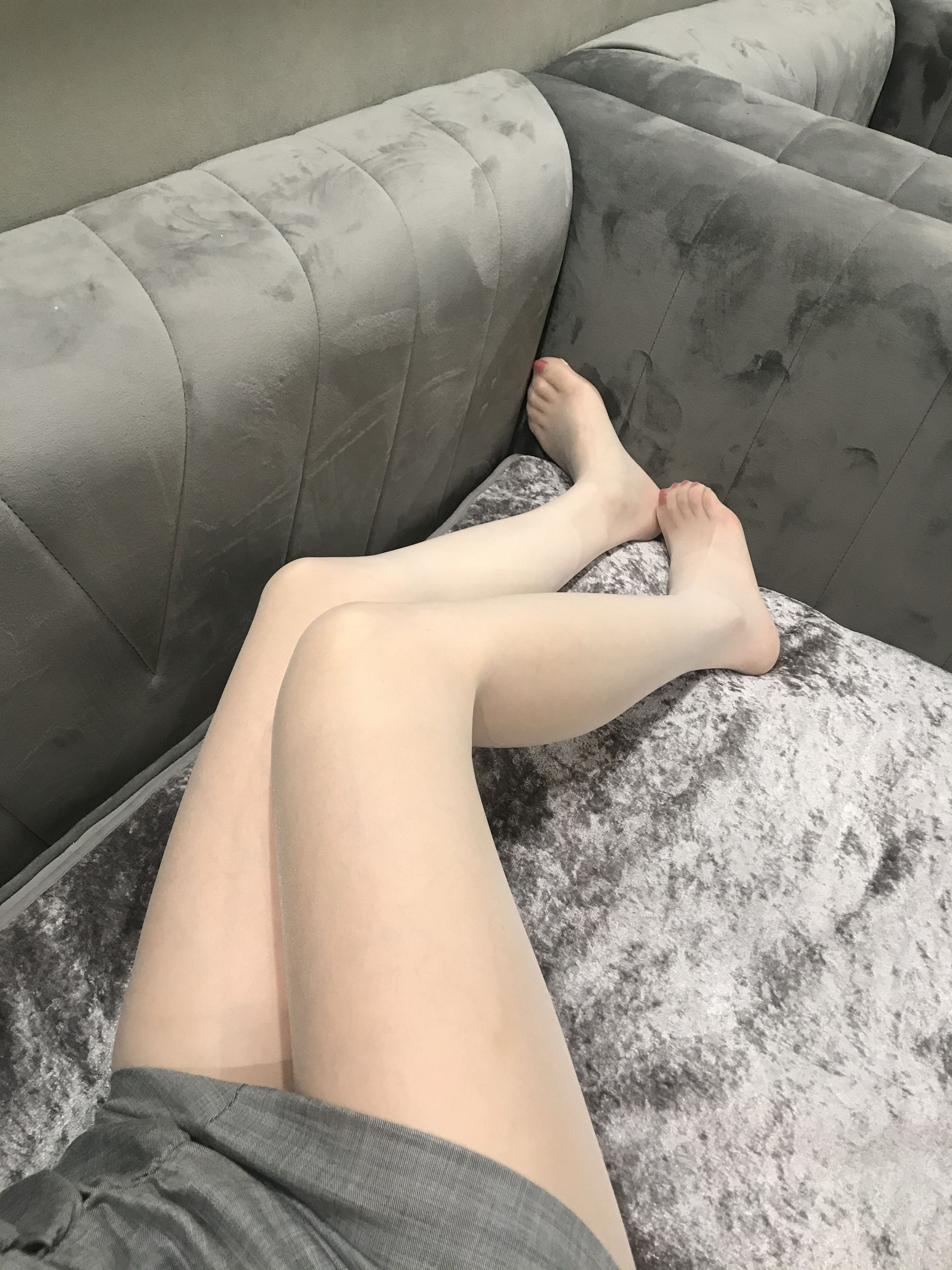 丝足博主麋鹿_Monroe 2020.04.20 红高黑丝-图80