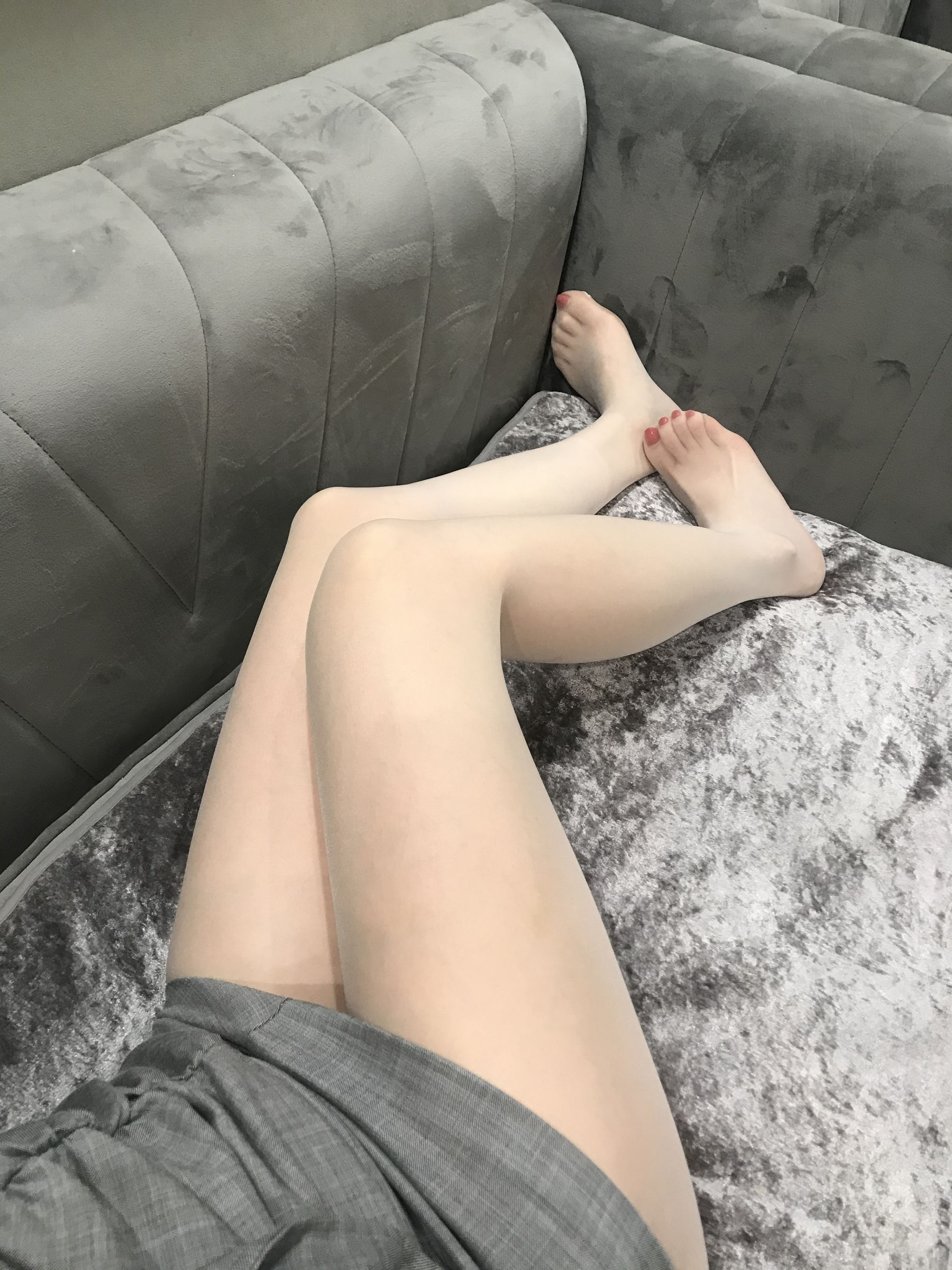 丝足博主麋鹿_Monroe 2020.04.20 红高黑丝-图81