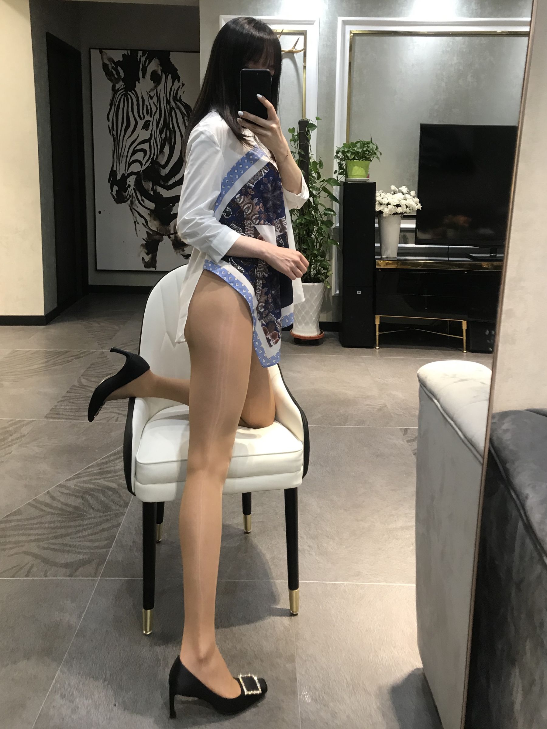 丝足博主麋鹿_Monroe 2020.04.29 肉色亮丝-图16