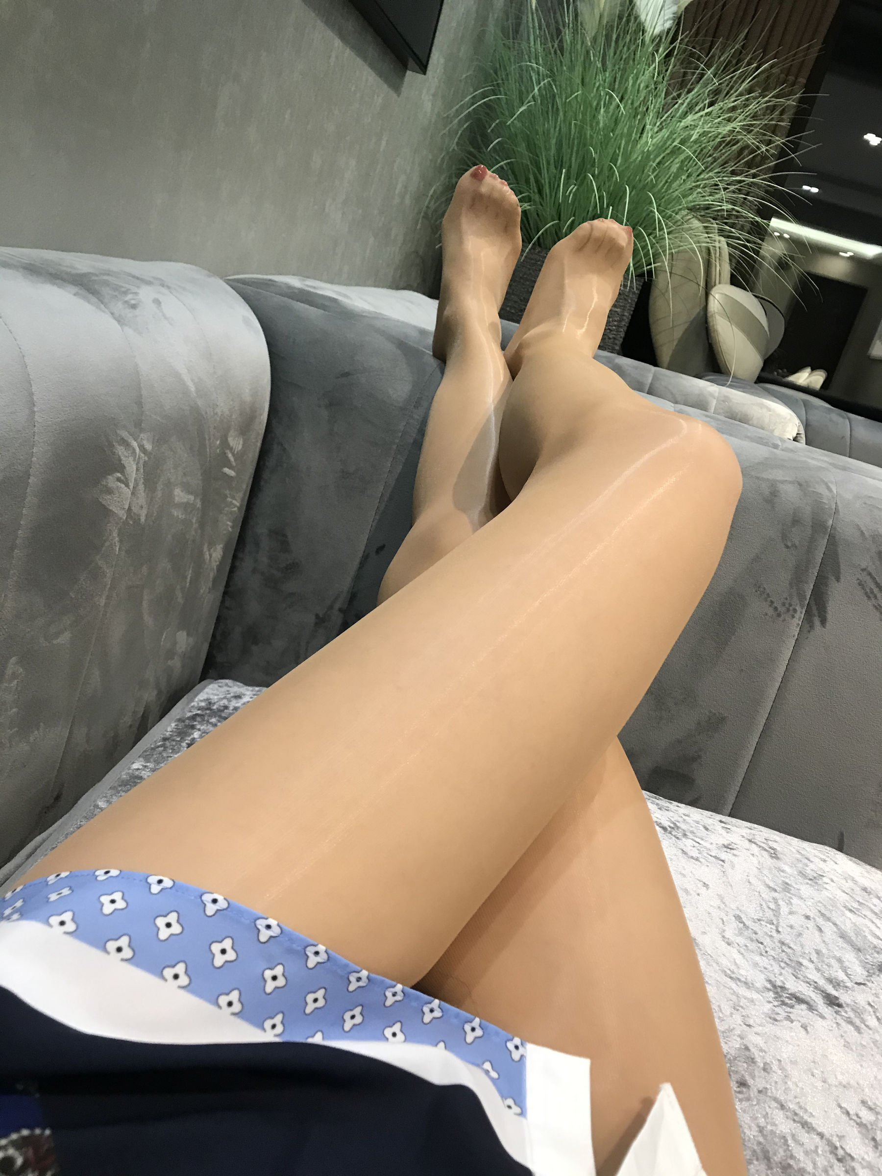 丝足博主麋鹿_Monroe 2020.04.29 肉色亮丝-图21