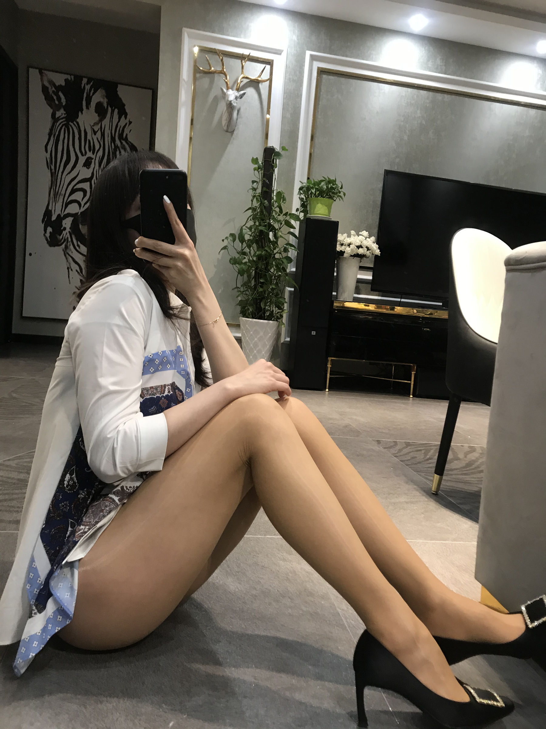 丝足博主麋鹿_Monroe 2020.04.29 肉色亮丝-图25