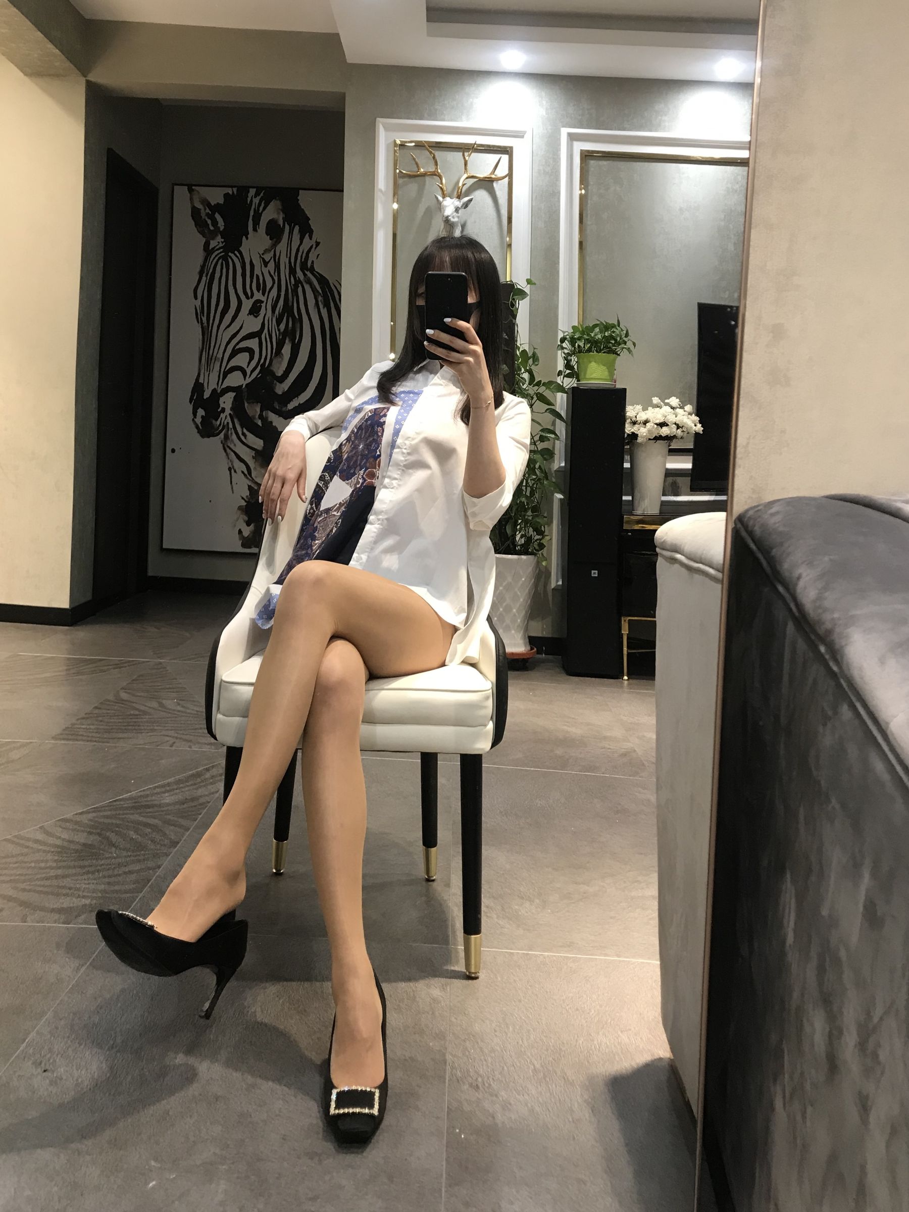 丝足博主麋鹿_Monroe 2020.04.29 肉色亮丝-图30