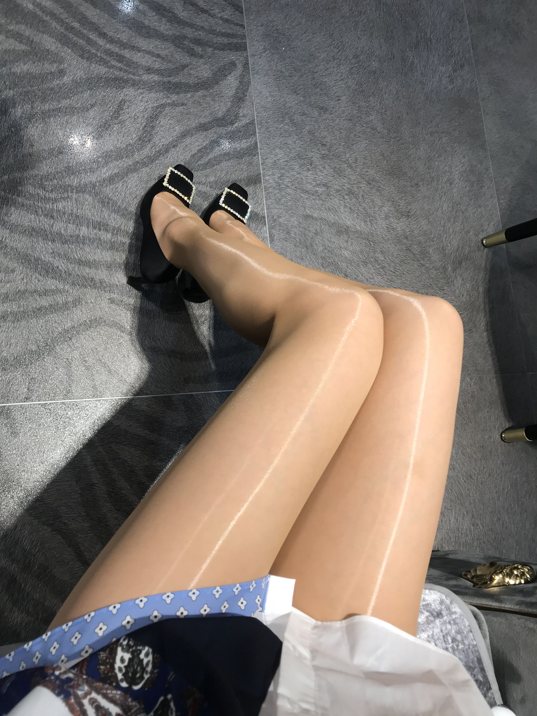 丝足博主麋鹿_Monroe 2020.04.29 肉色亮丝-图40