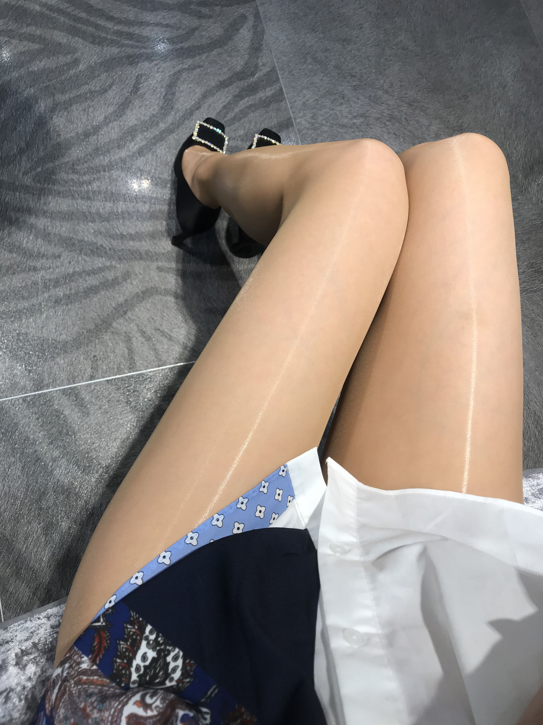 丝足博主麋鹿_Monroe 2020.04.29 肉色亮丝-图41