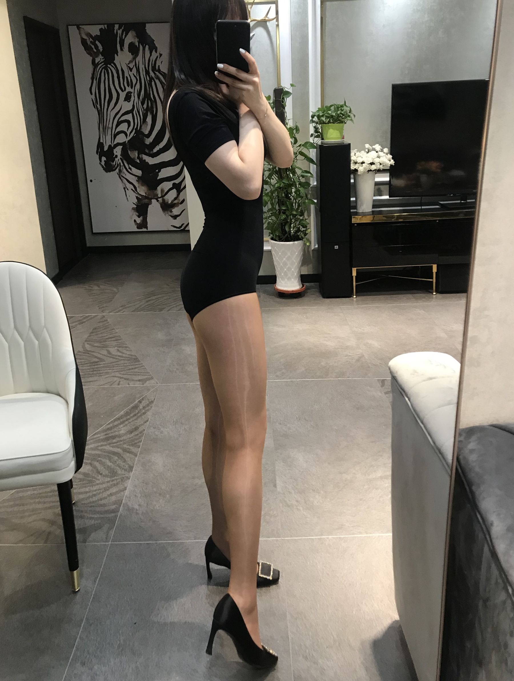 丝足博主麋鹿_Monroe 2020.04.29 肉色亮丝-图43